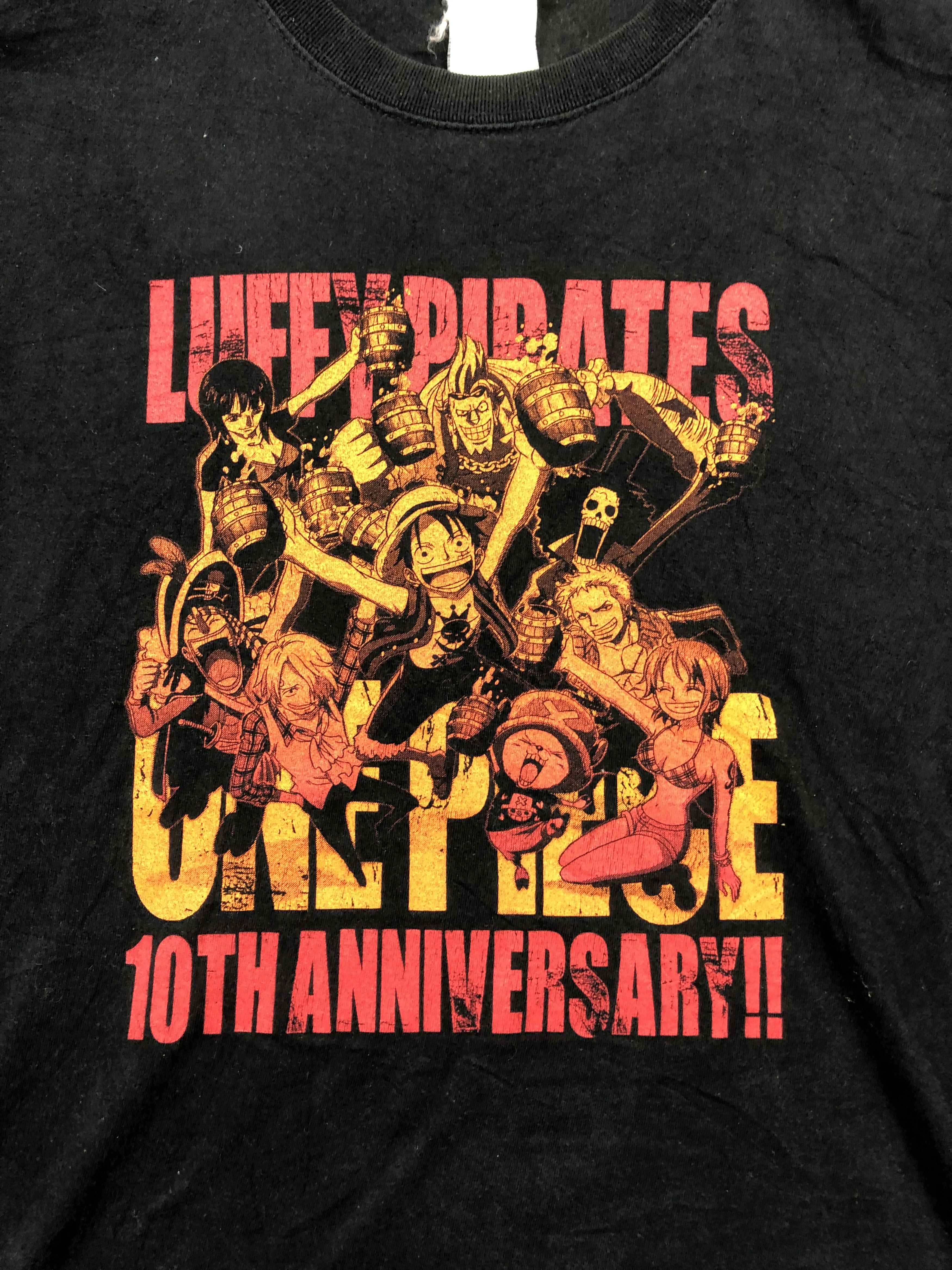 Anime One Piece 10Th Anniversary Tshirt Size US M / EU 48-50 / 2 - 2 Thumbnail