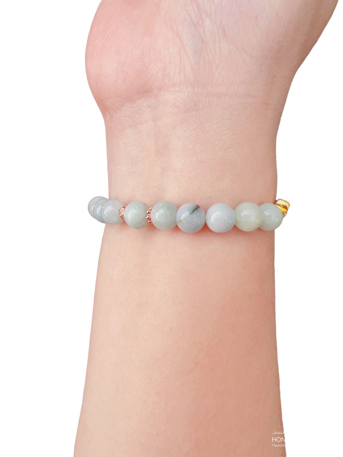 Jewelry Authentic Jade & Rose Quartz Bracelet Size ONE SIZE - 5 Thumbnail