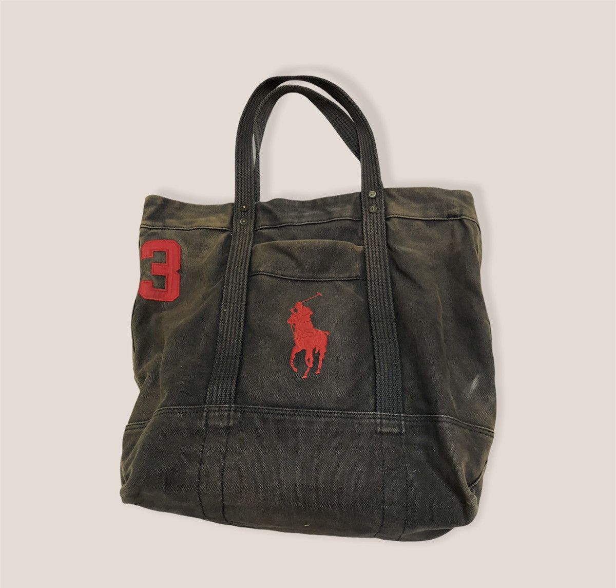 Polo Ralph Lauren Vintage Polo RL Shoulder Tote Bag Bleach Size ONE SIZE - 1 Thumbnail