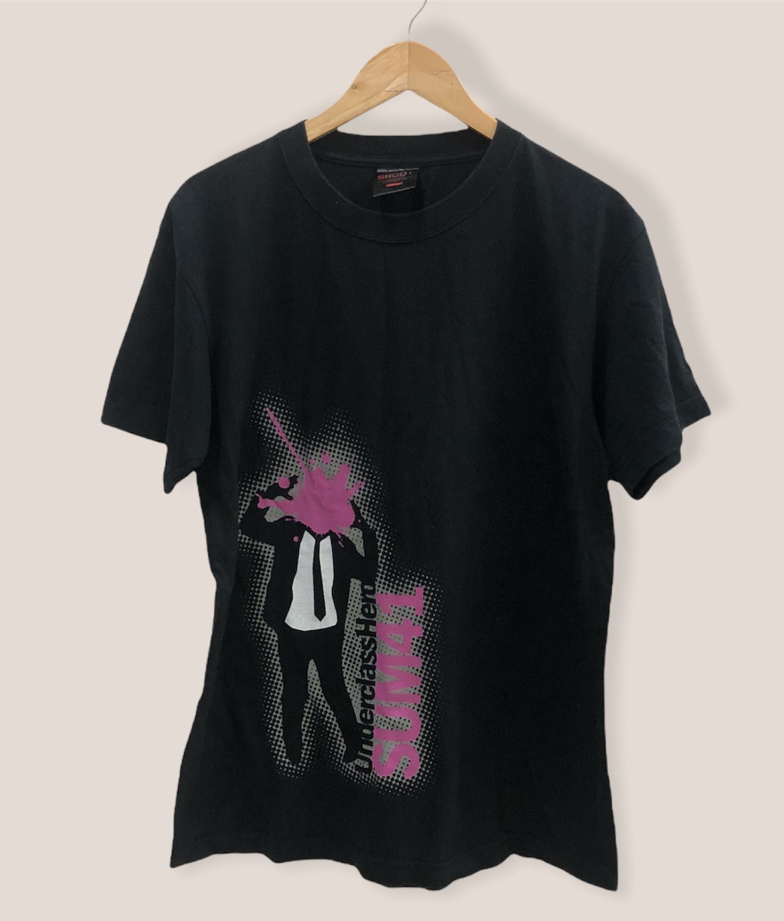 image of Band Tees x Rock Band Vintage Sum 41 Underclass Hero in Black, Men's (Size Large)