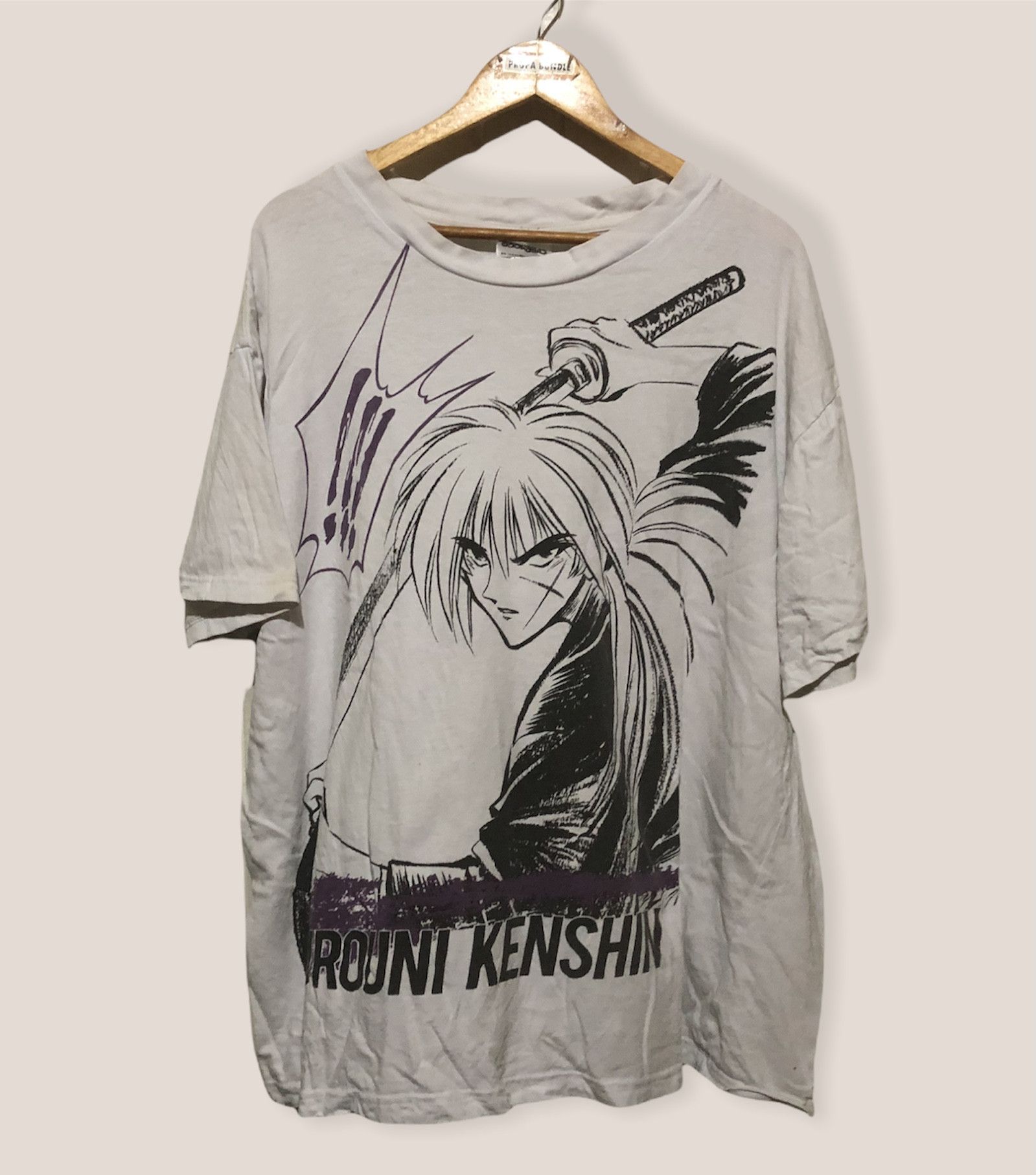 Anime Rurouni Kenshin Anime Tshirt Size US XXL / EU 58 / 5 - 1 Thumbnail