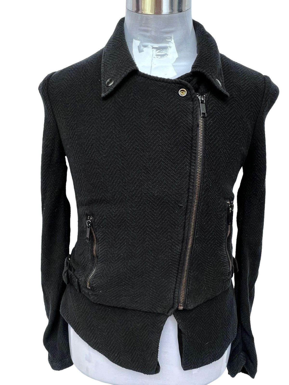 Diesel 💥DIESEL ZIPPER BUTTON DOUBLE COLLARS JACKET Size US M / EU 48-50 / 2 - 1 Thumbnail