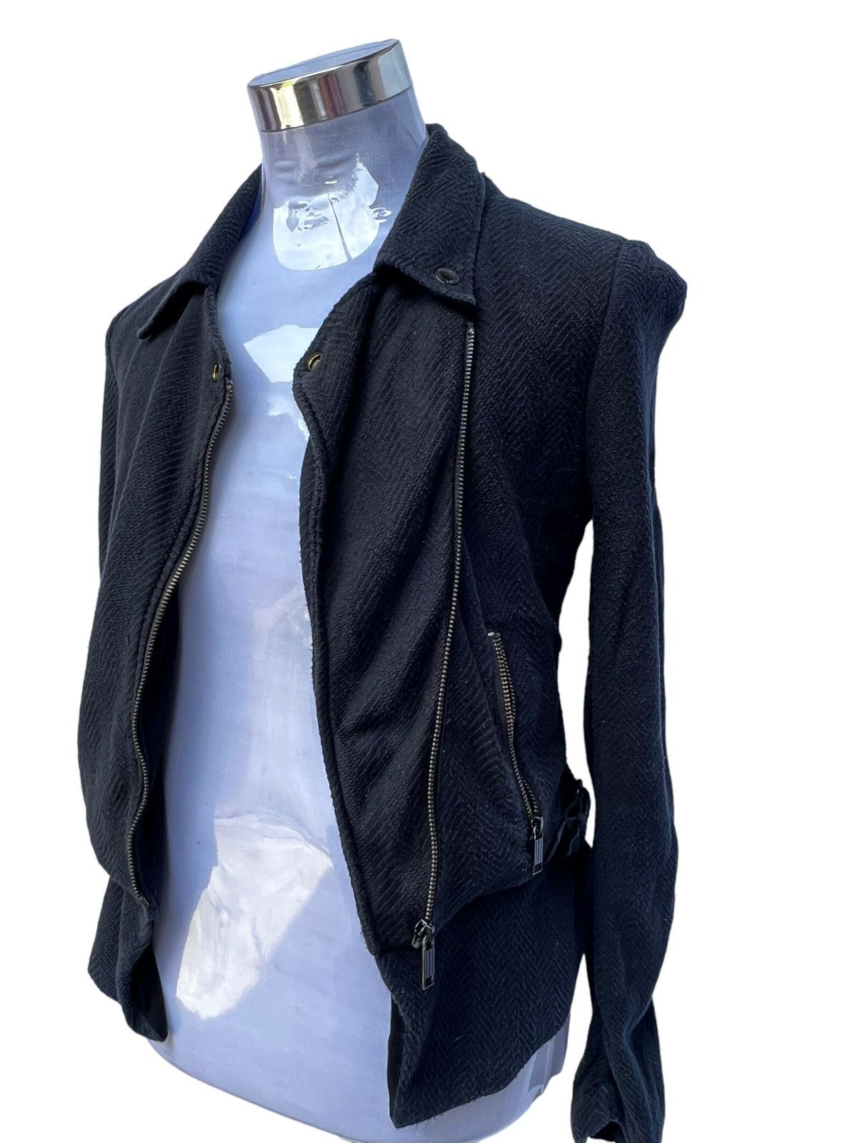 Diesel 💥DIESEL ZIPPER BUTTON DOUBLE COLLARS JACKET Size US M / EU 48-50 / 2 - 7 Thumbnail