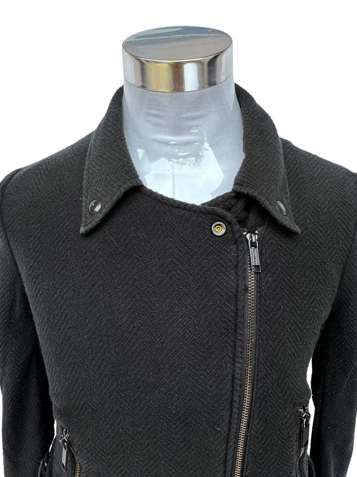 Diesel 💥DIESEL ZIPPER BUTTON DOUBLE COLLARS JACKET Size US M / EU 48-50 / 2 - 3 Thumbnail