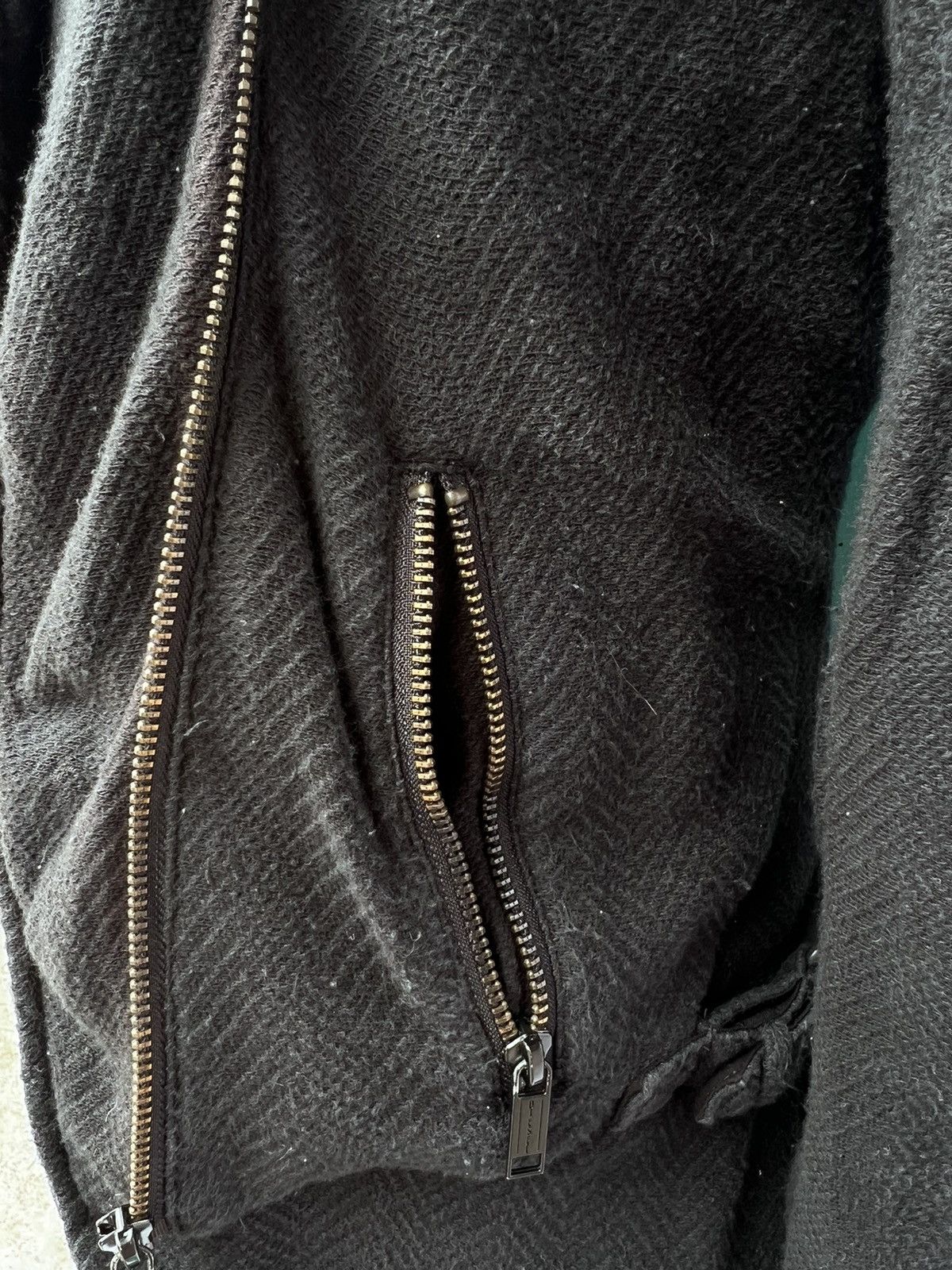 Diesel 💥DIESEL ZIPPER BUTTON DOUBLE COLLARS JACKET Size US M / EU 48-50 / 2 - 13 Thumbnail