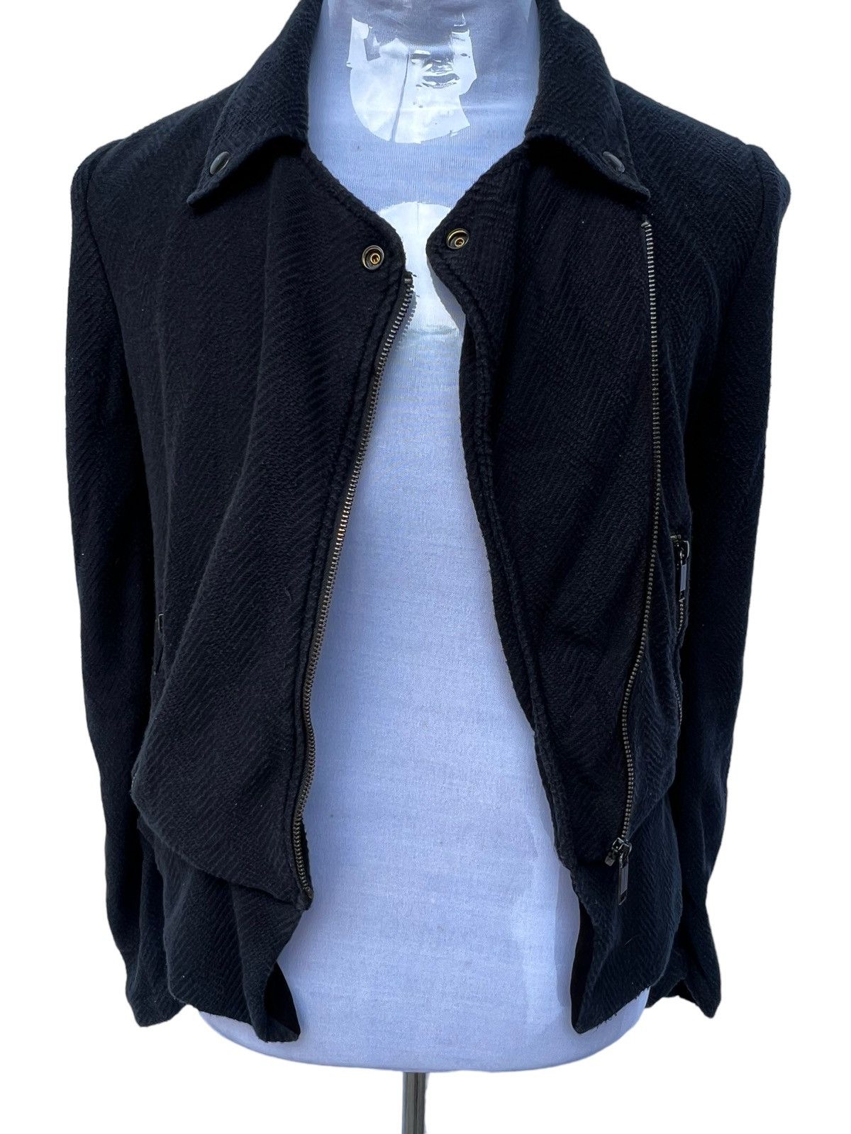 Diesel 💥DIESEL ZIPPER BUTTON DOUBLE COLLARS JACKET Size US M / EU 48-50 / 2 - 6 Thumbnail