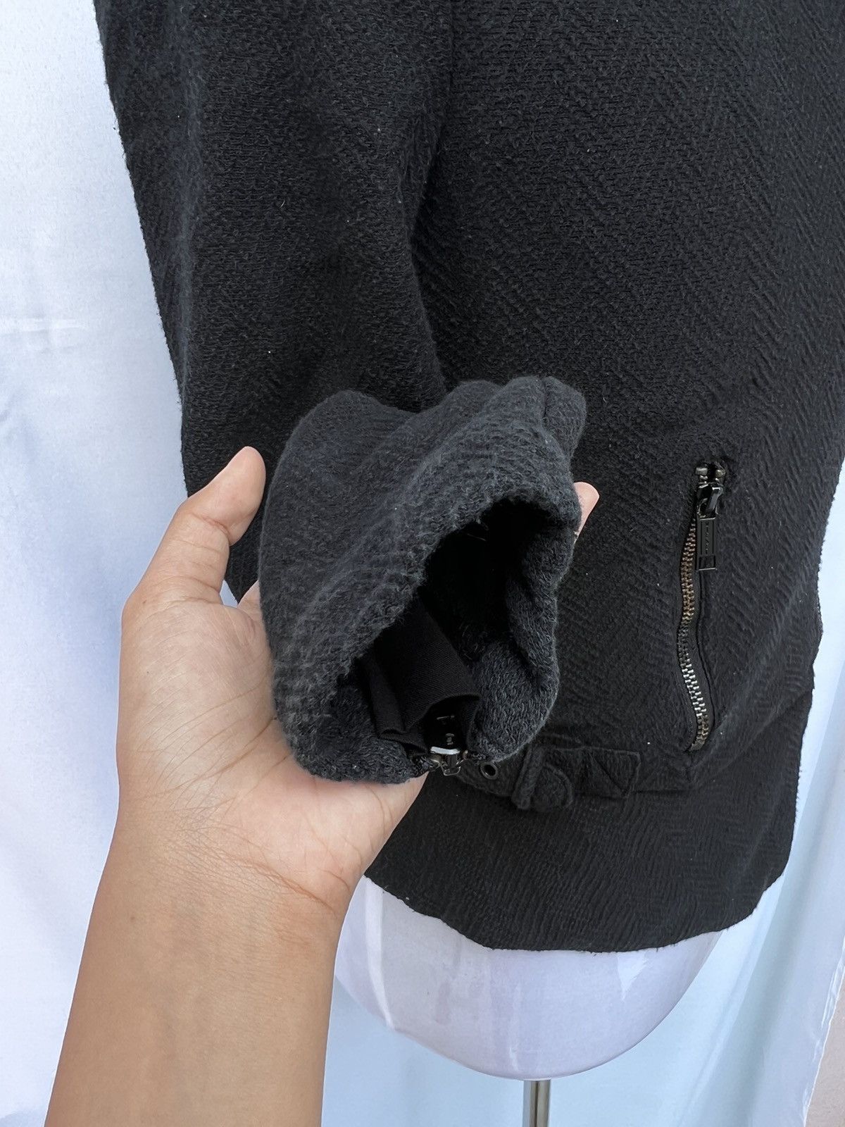 Diesel 💥DIESEL ZIPPER BUTTON DOUBLE COLLARS JACKET Size US M / EU 48-50 / 2 - 12 Thumbnail