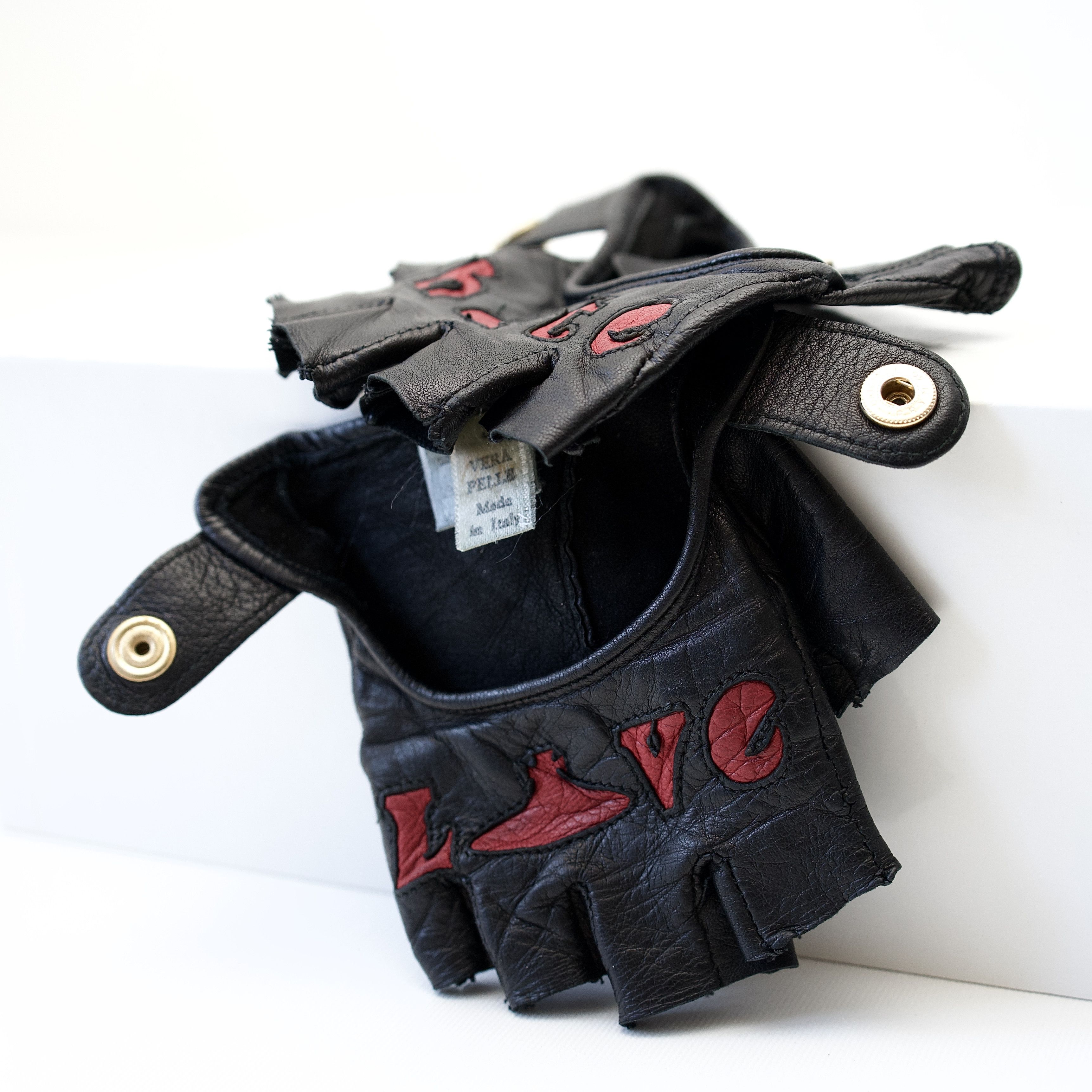 小物 Vivienne Westwood leather gloves Polyester on X: 