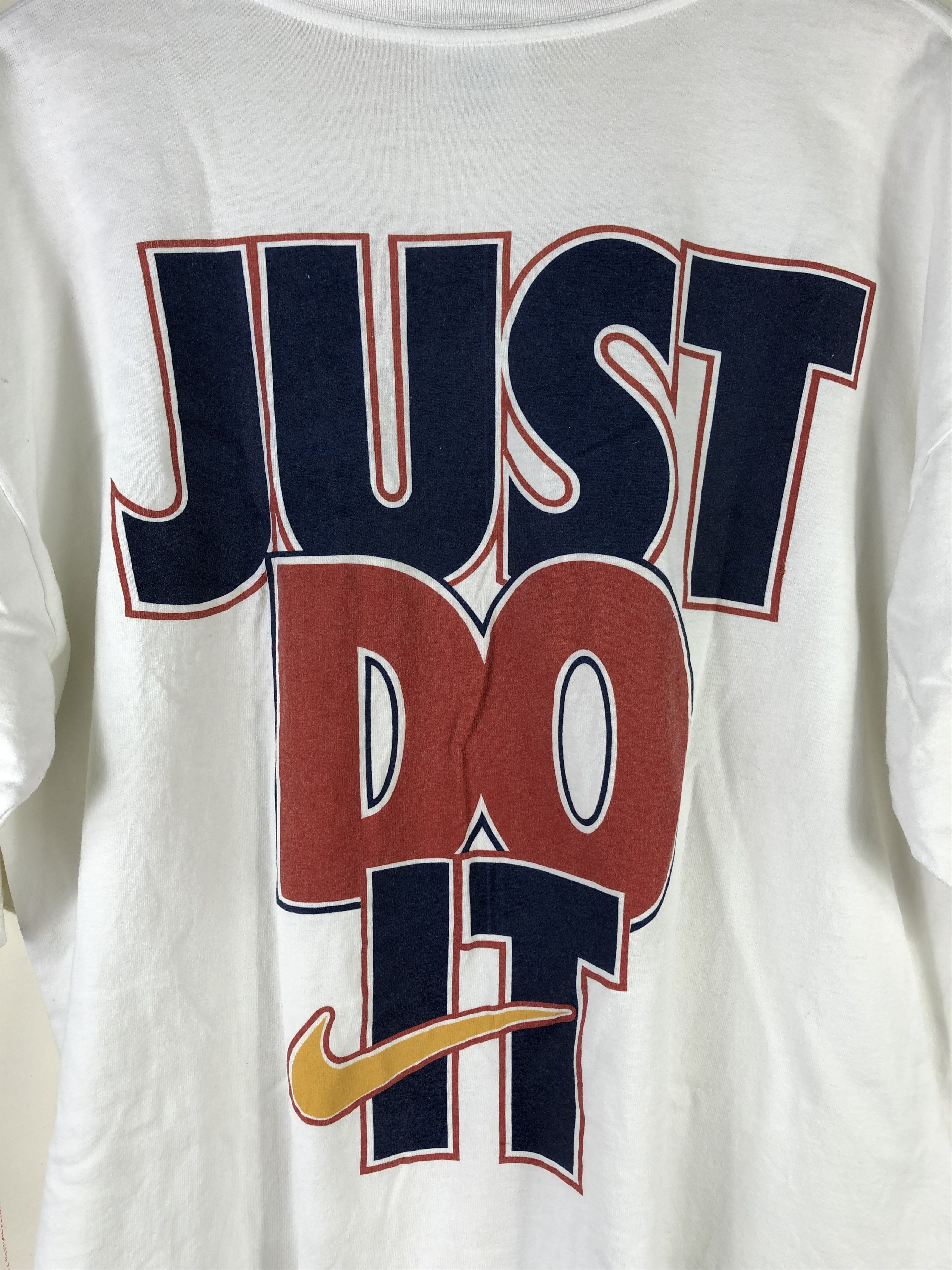 Nike Vintage Nike Just Do It Big Logo Size US L / EU 52-54 / 3 - 6 Thumbnail