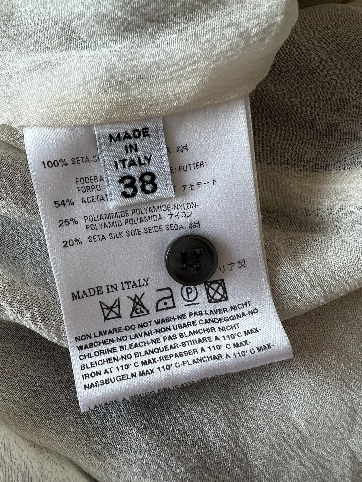 Maison Margiela 🔥 Rare! Martin Margiela 00’s early era line 1 Silk Skirt Size 27" / US 4 / IT 40 - 5 Thumbnail