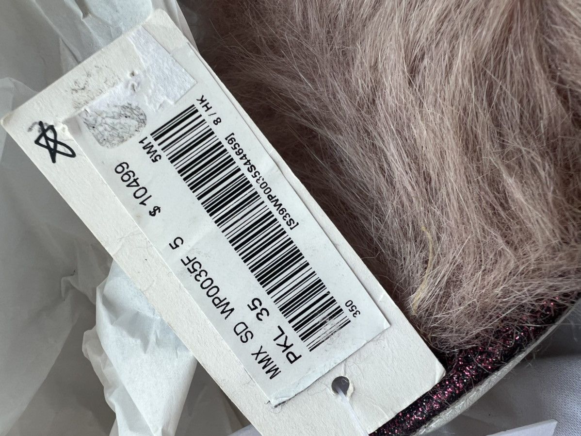 Maison Margiela 🔥 Rare Maison Margiela FW15 Runway fur shoes heels mules Size US 5 / IT 35 - 12 Thumbnail