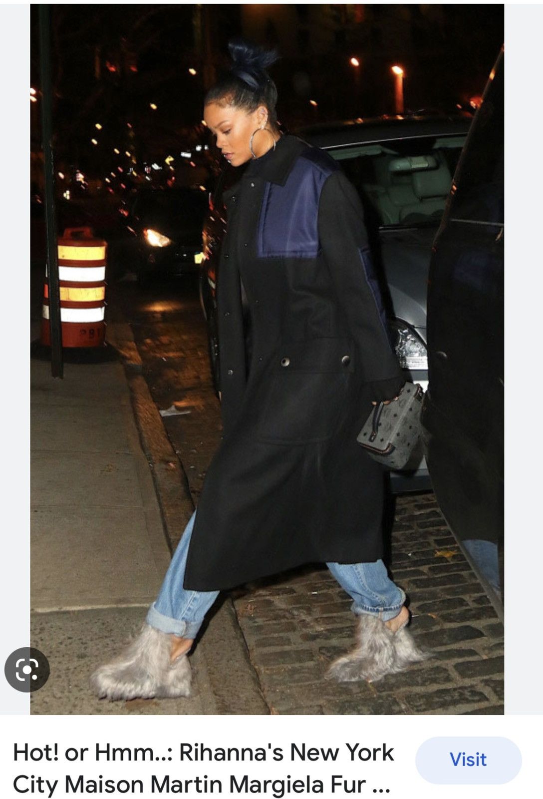 Maison Margiela 🔥 Rare Maison Margiela FW15 Runway fur shoes heels mules Size US 5 / IT 35 - 17 Thumbnail