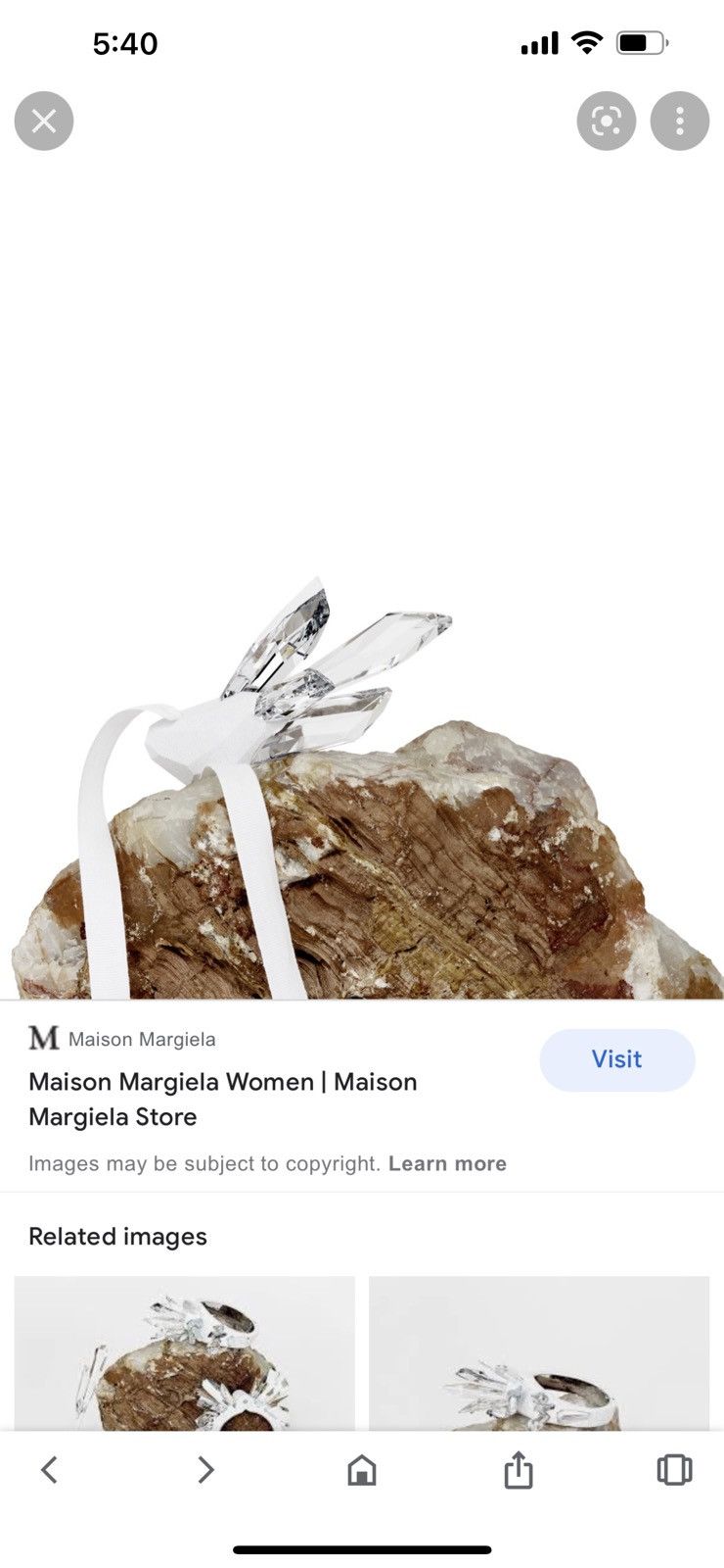 Maison Margiela 🔥 Rare! 2013 Margiela x Atelier Swarovski Crystal Necklace Size ONE SIZE - 11 Thumbnail