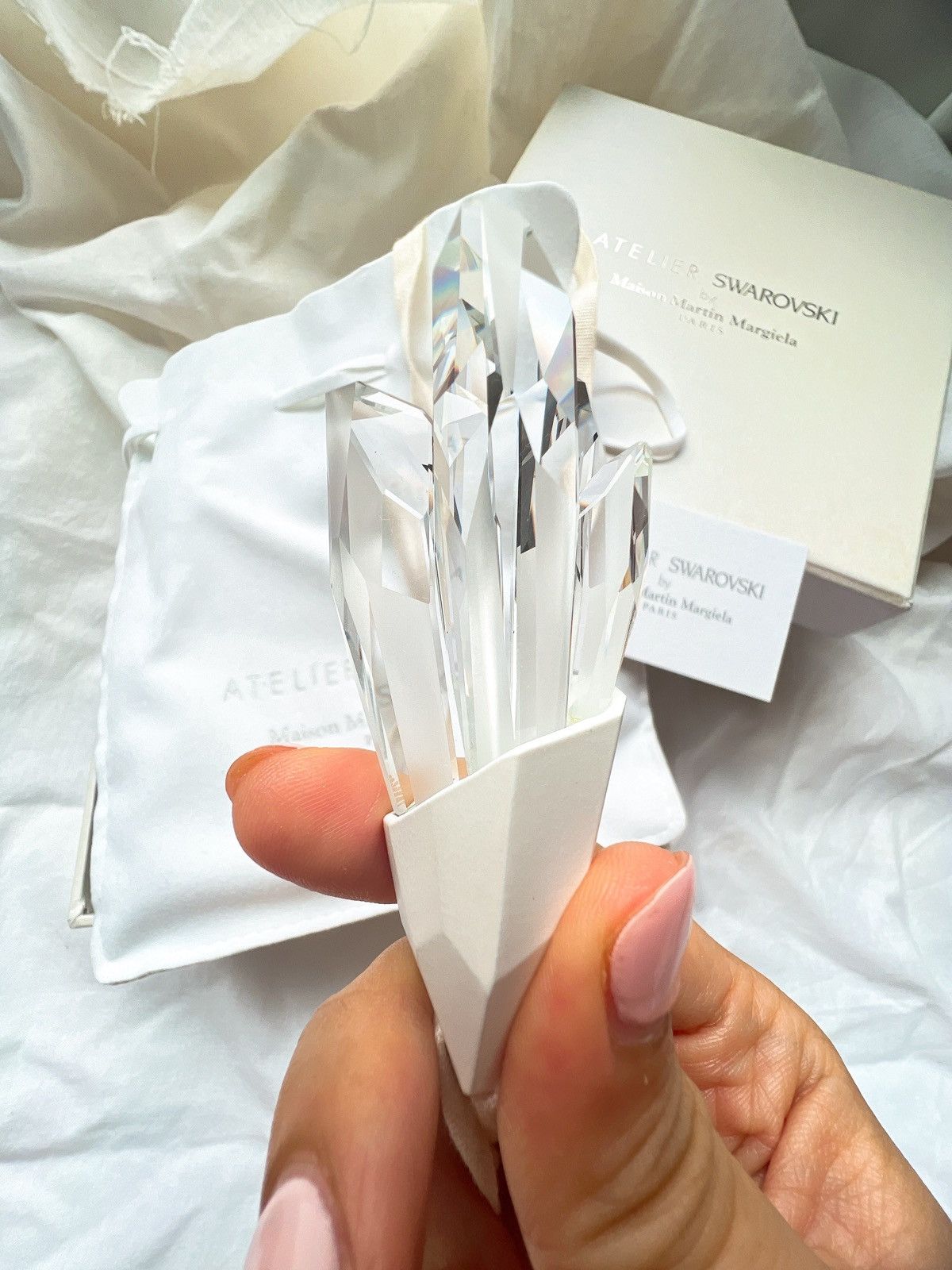 Maison Margiela 🔥 Rare! 2013 Margiela x Atelier Swarovski Crystal Necklace Size ONE SIZE - 7 Thumbnail