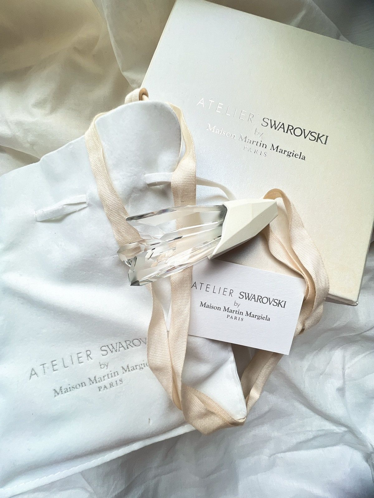 Maison Margiela 🔥 Rare! 2013 Margiela x Atelier Swarovski Crystal Necklace Size ONE SIZE - 6 Thumbnail