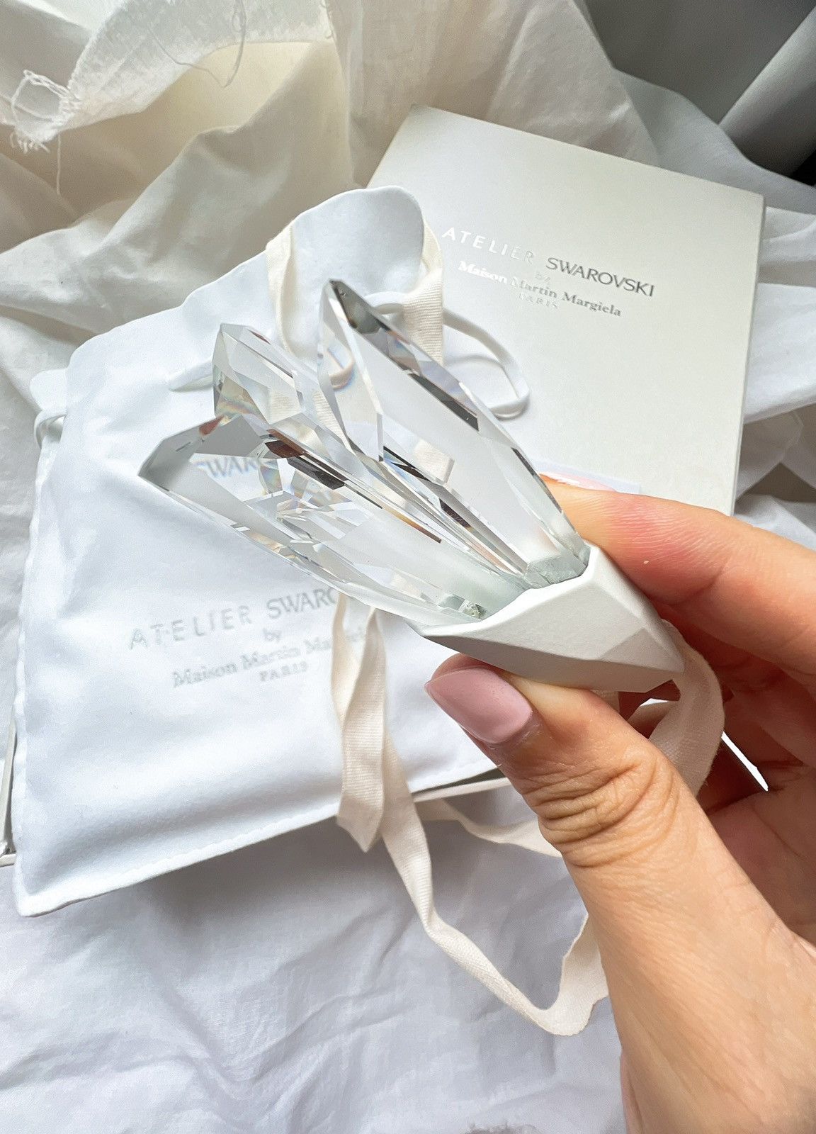 Maison Margiela 🔥 Rare! 2013 Margiela x Atelier Swarovski Crystal Necklace Size ONE SIZE - 8 Thumbnail