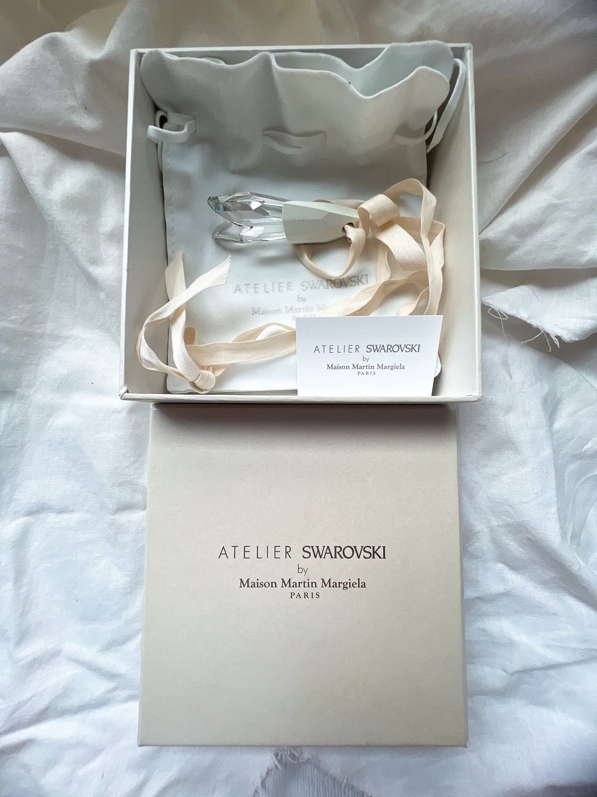 Maison Margiela 🔥 Rare! 2013 Margiela x Atelier Swarovski Crystal Necklace Size ONE SIZE - 9 Thumbnail