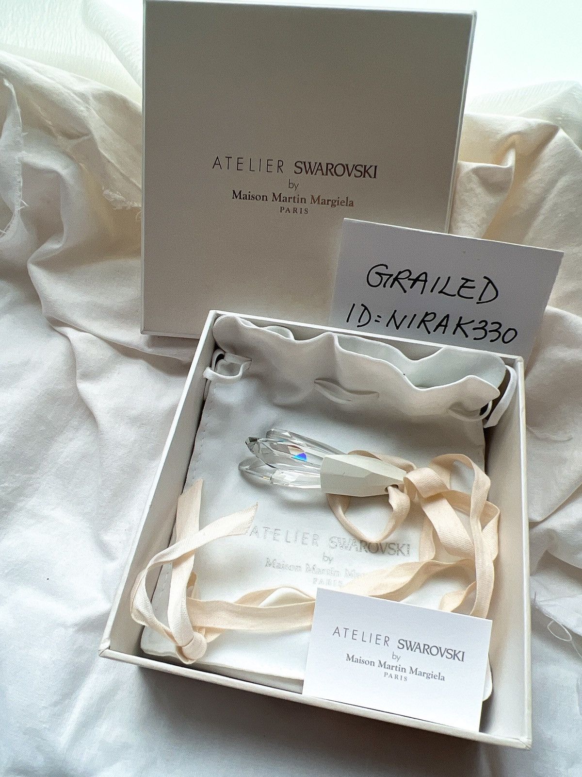 Maison Margiela 🔥 Rare! 2013 Margiela x Atelier Swarovski Crystal Necklace Size ONE SIZE - 10 Thumbnail