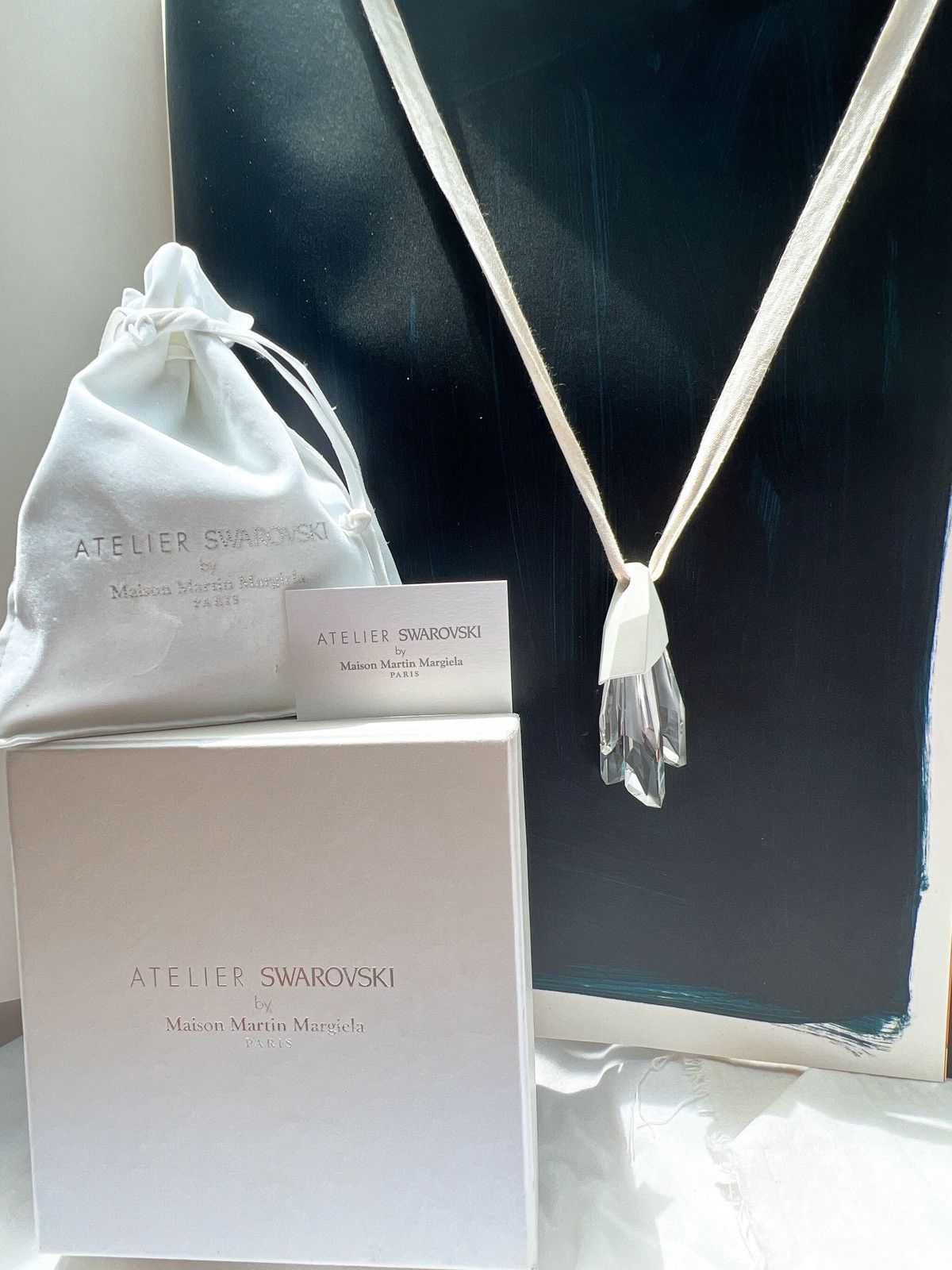 Maison Margiela 🔥 Rare! 2013 Margiela x Atelier Swarovski Crystal Necklace Size ONE SIZE - 1 Thumbnail