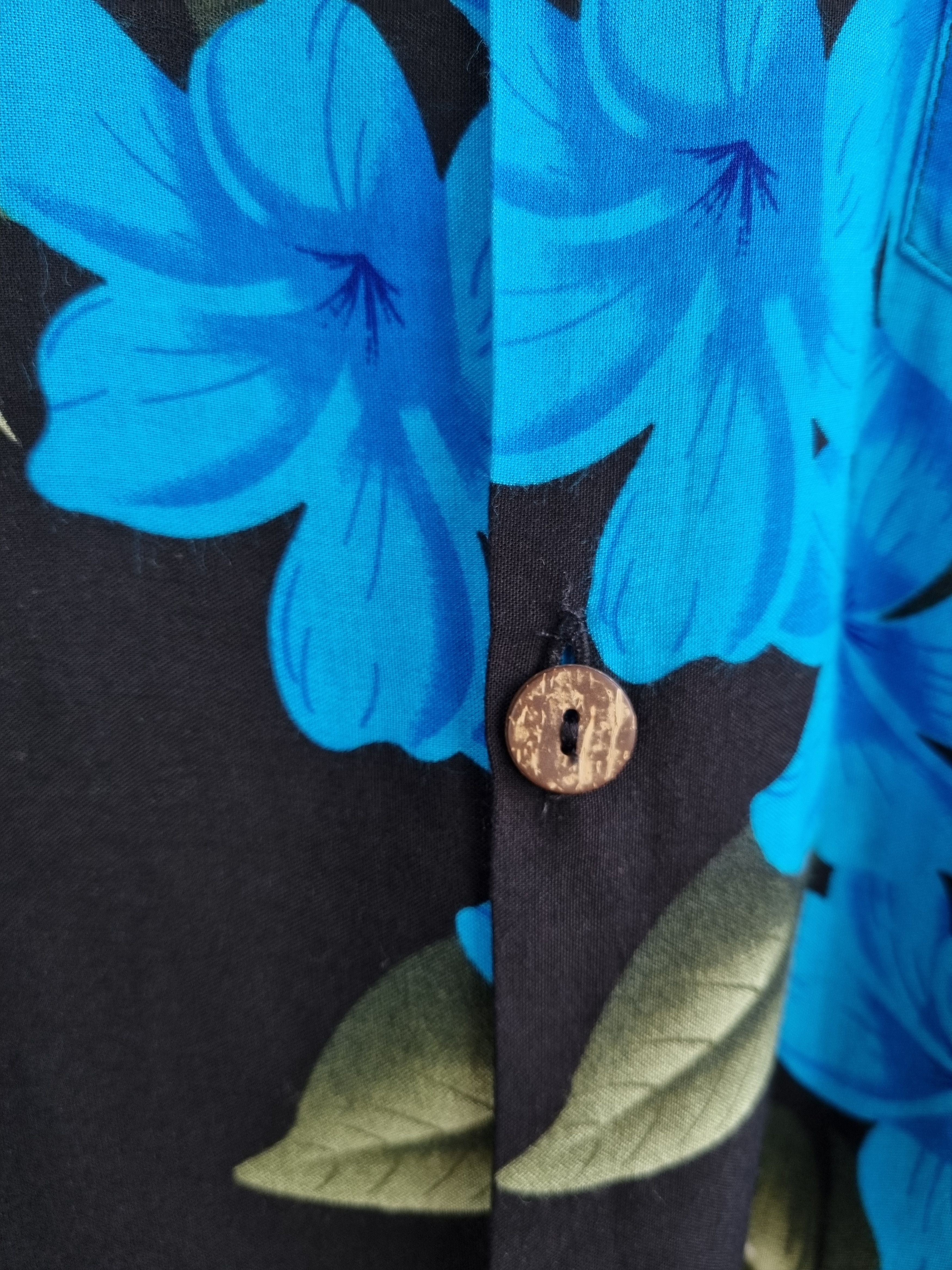 Vintage 90s Hawaiian Shirt Vintage Attractive Design Size US M / EU 48-50 / 2 - 8 Thumbnail