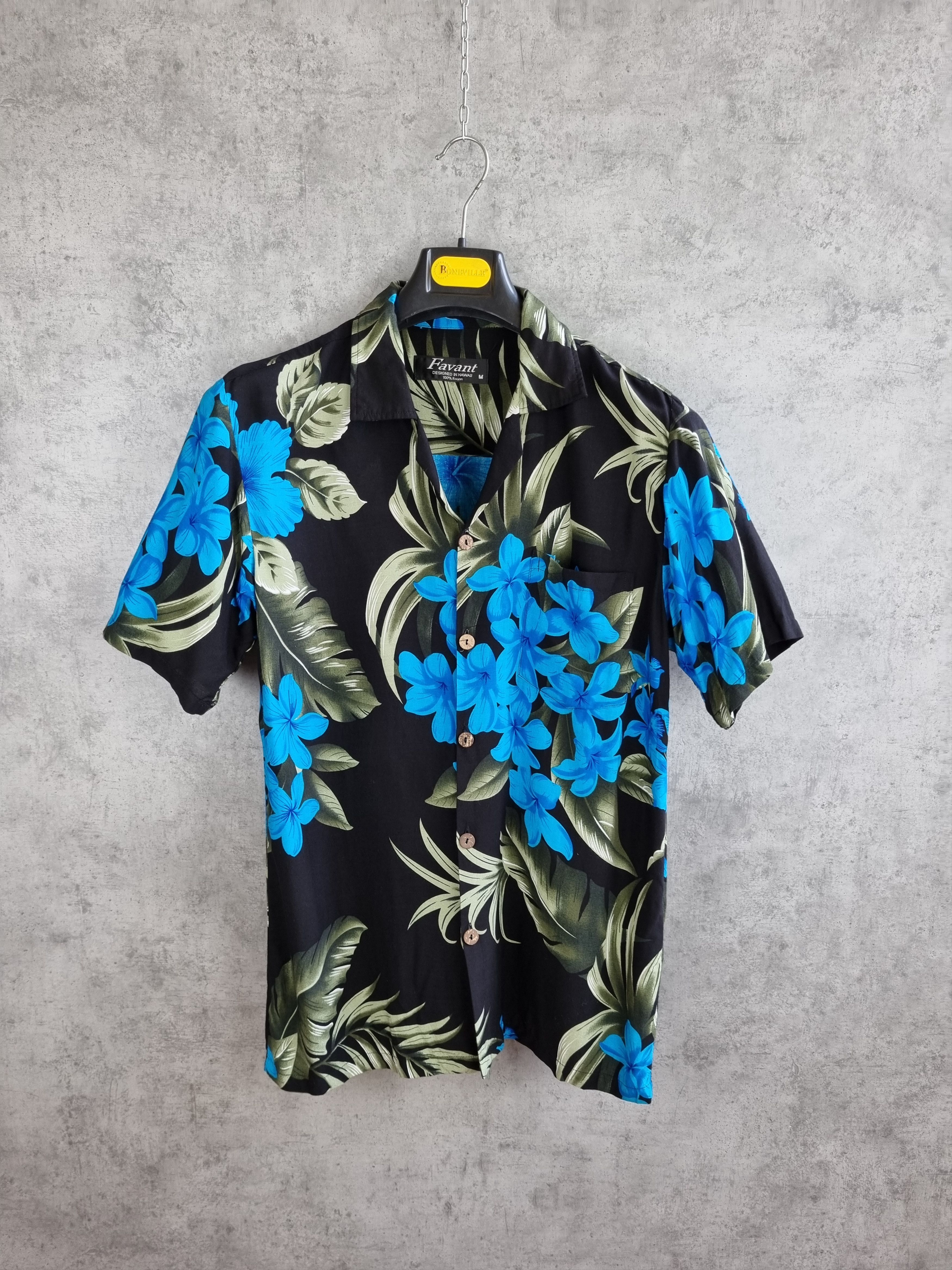 Vintage 90s Hawaiian Shirt Vintage Attractive Design Size US M / EU 48-50 / 2 - 2 Thumbnail