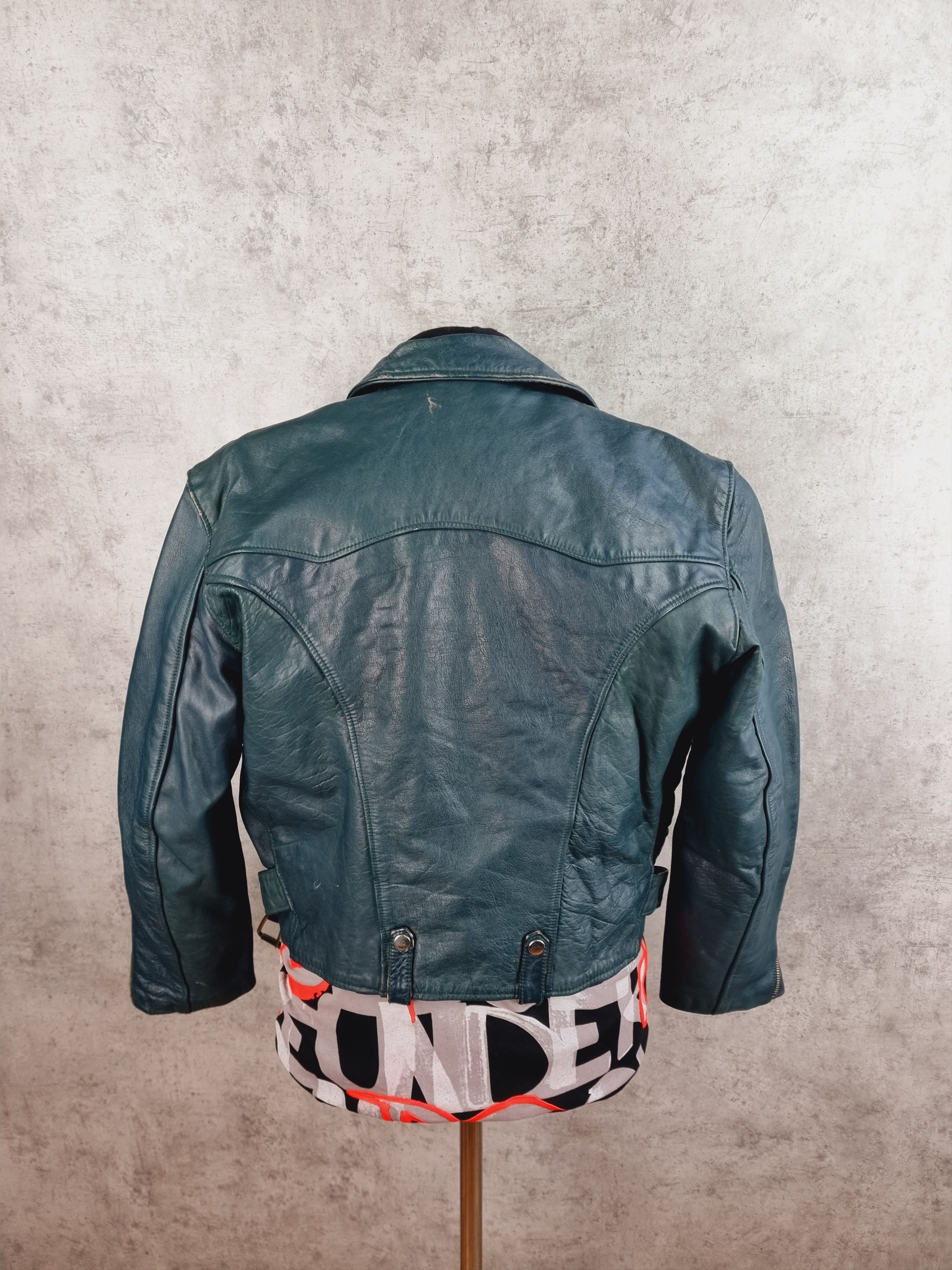Vintage Unique 90s Leather Jacket Size US S / EU 44-46 / 1 - 13 Thumbnail