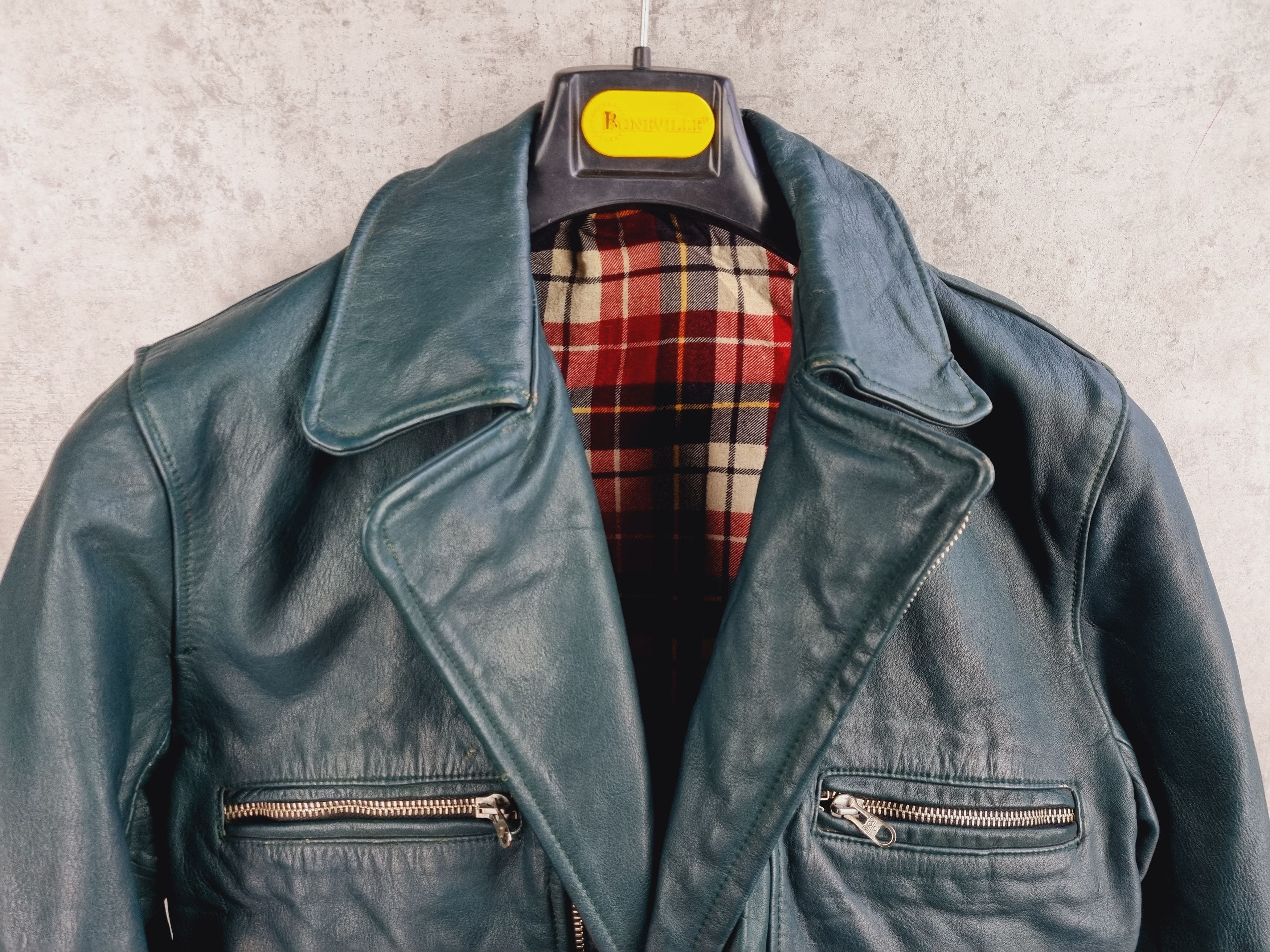 Vintage Unique 90s Leather Jacket Size US S / EU 44-46 / 1 - 7 Thumbnail