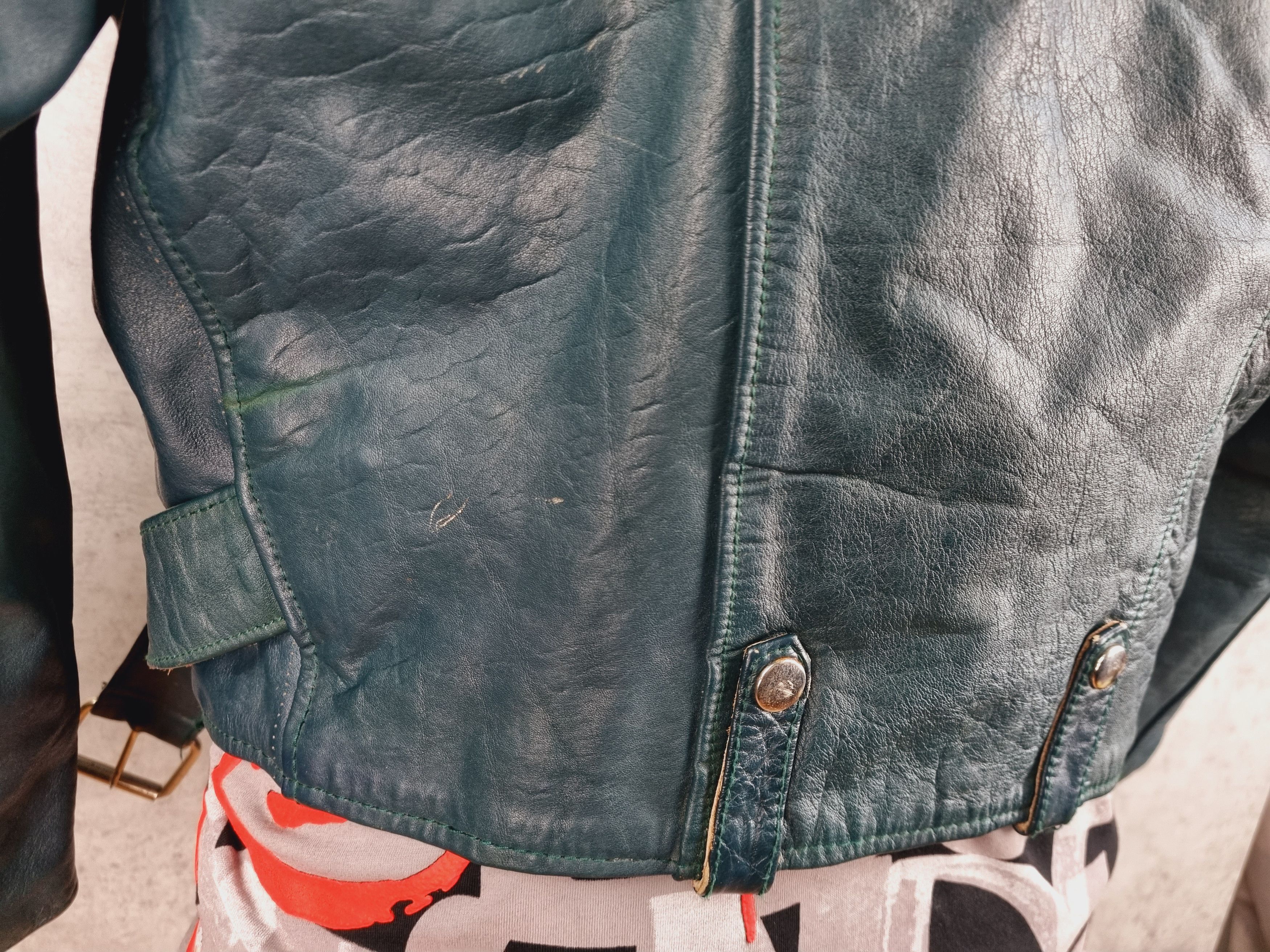 Vintage Unique 90s Leather Jacket Size US S / EU 44-46 / 1 - 12 Thumbnail