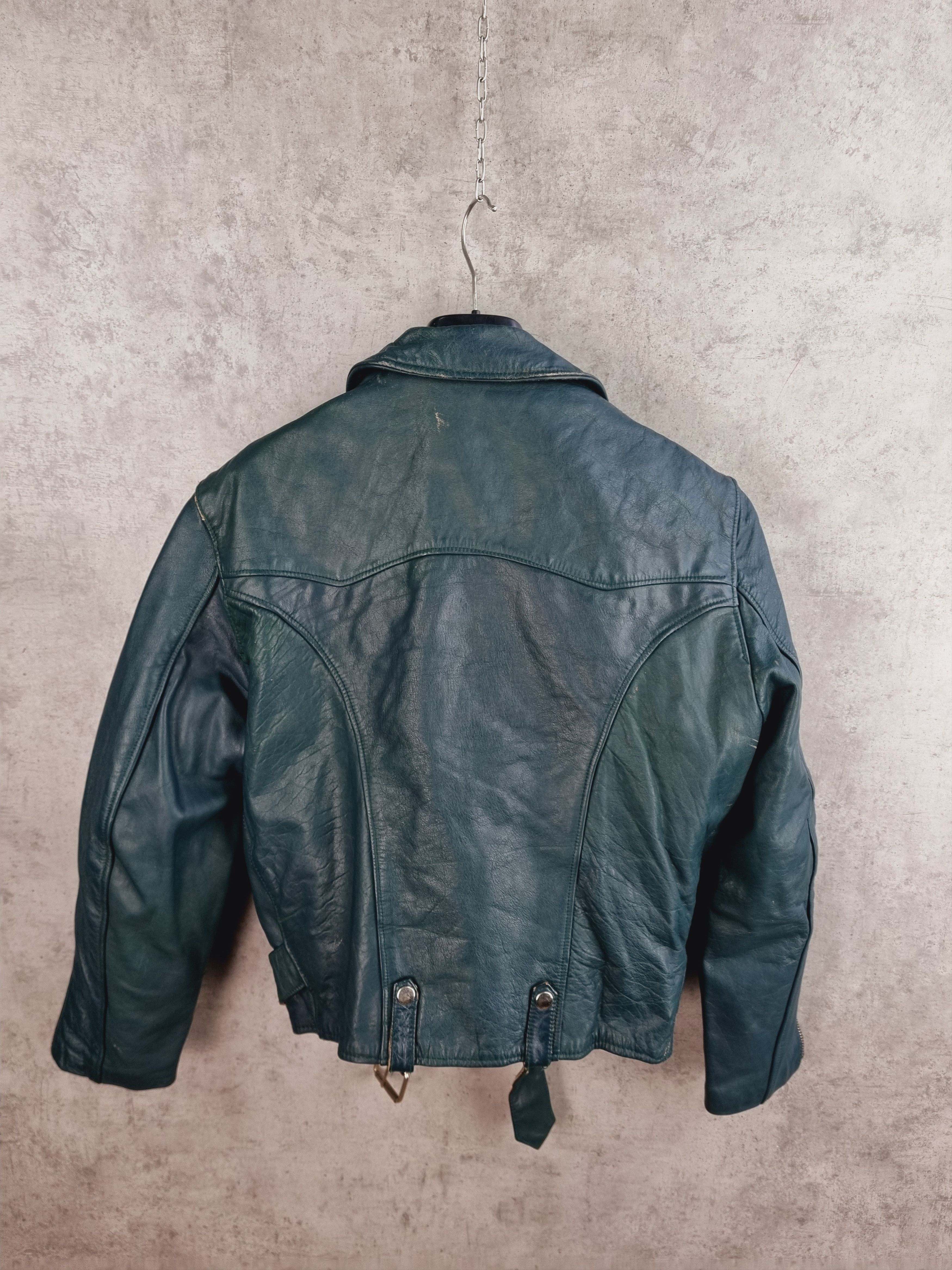 Vintage Unique 90s Leather Jacket Size US S / EU 44-46 / 1 - 8 Thumbnail