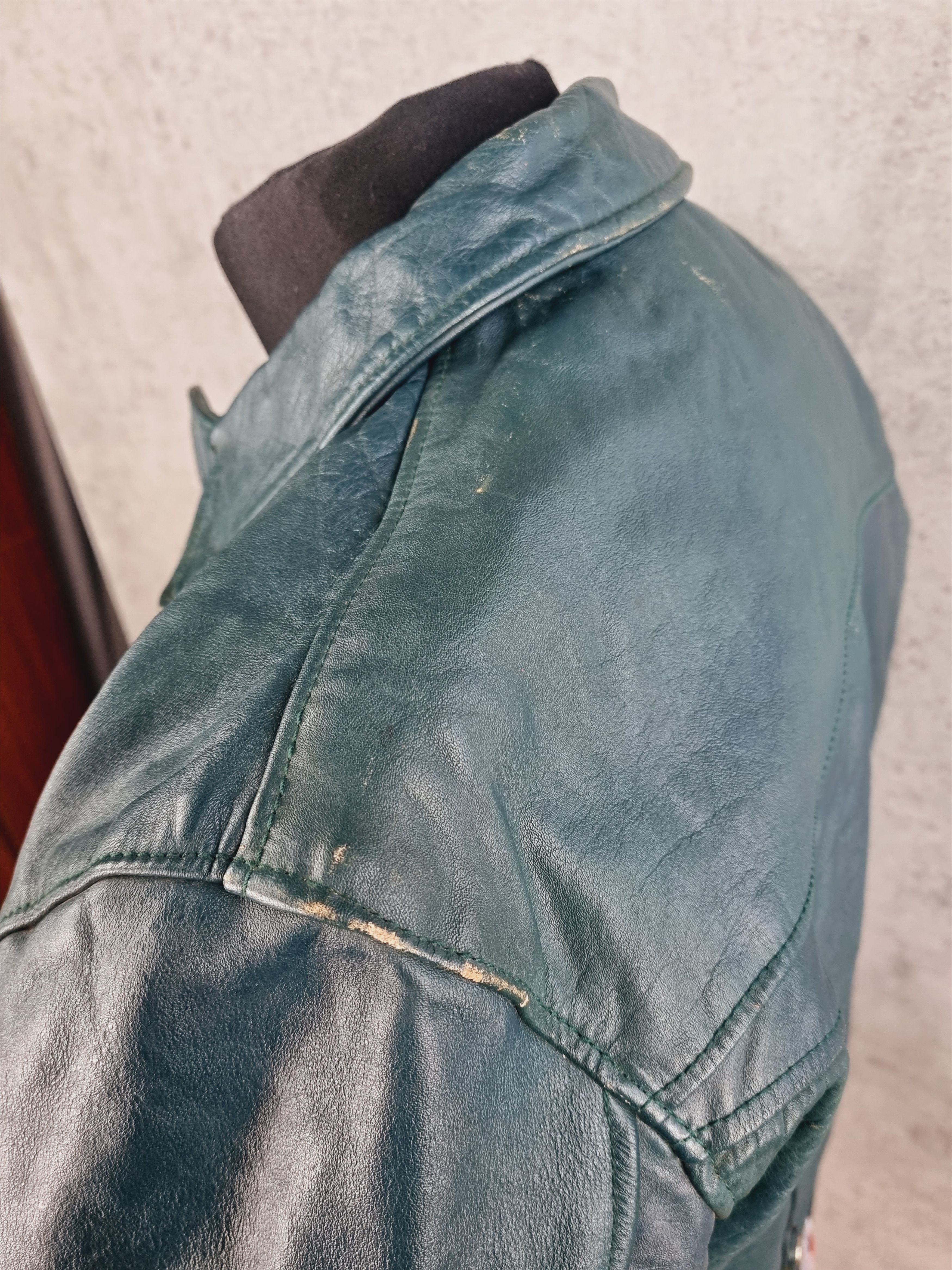 Vintage Unique 90s Leather Jacket Size US S / EU 44-46 / 1 - 14 Thumbnail