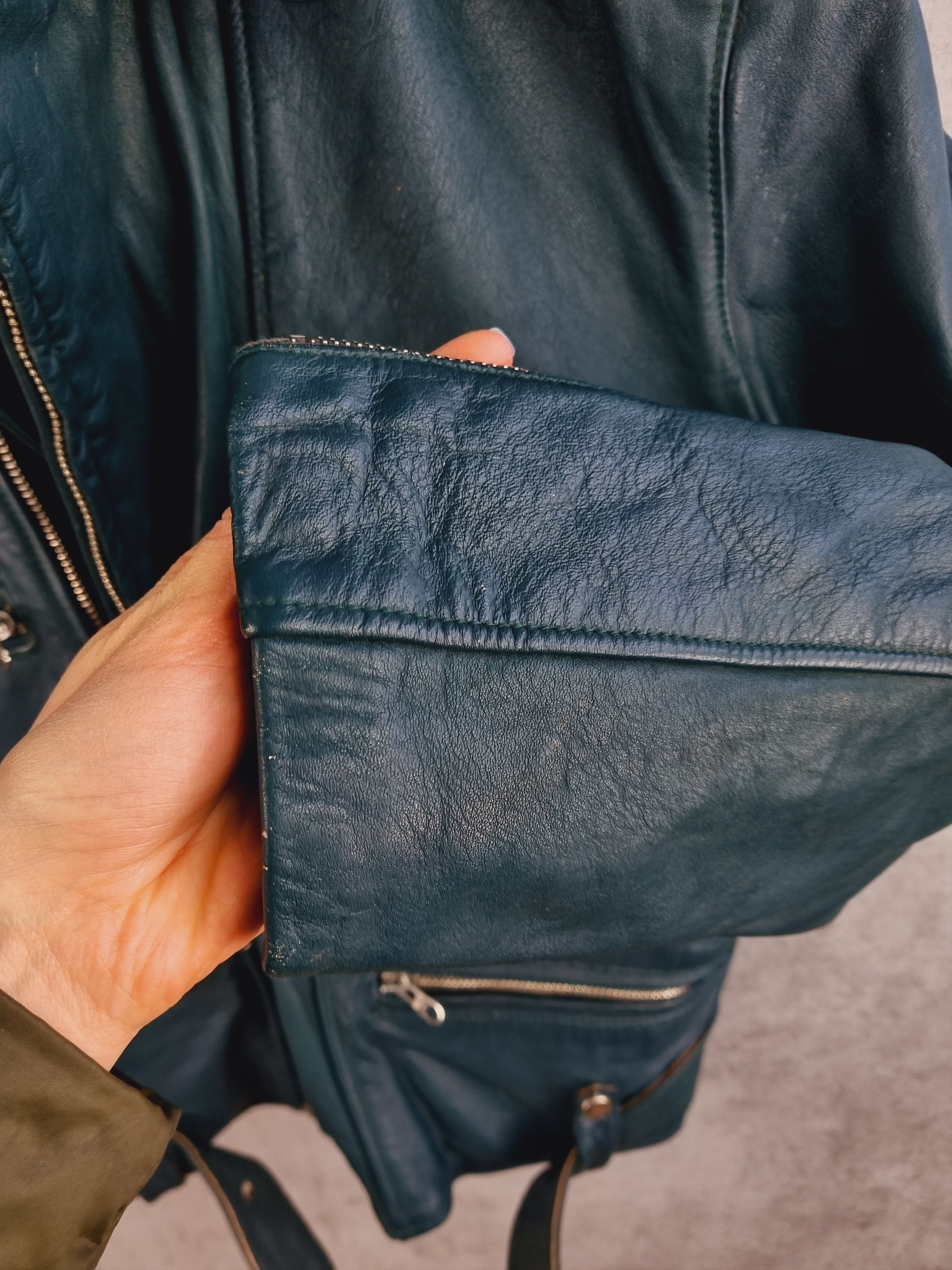 Vintage Unique 90s Leather Jacket Size US S / EU 44-46 / 1 - 10 Thumbnail