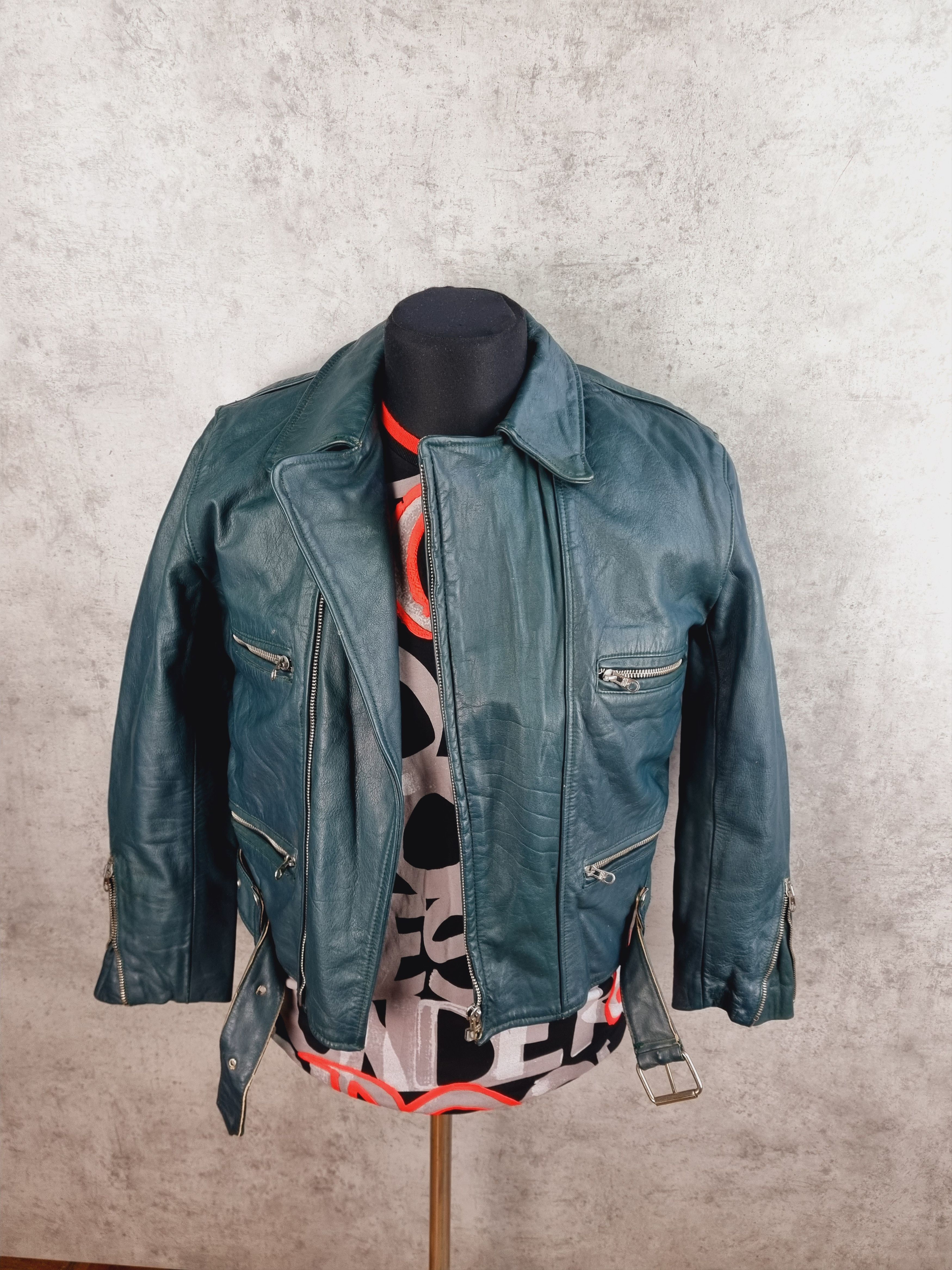 Vintage Unique 90s Leather Jacket Size US S / EU 44-46 / 1 - 20 Thumbnail