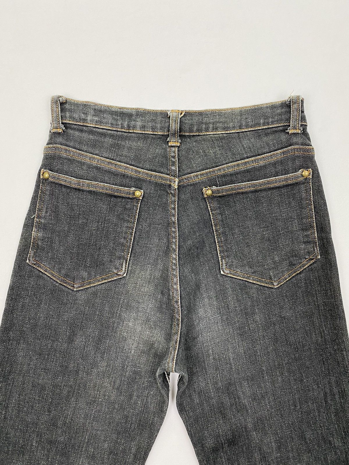 Japanese Brand Roux Di Perfe Distressed Jeans Size 26" / US 2 / IT 38 - 8 Thumbnail