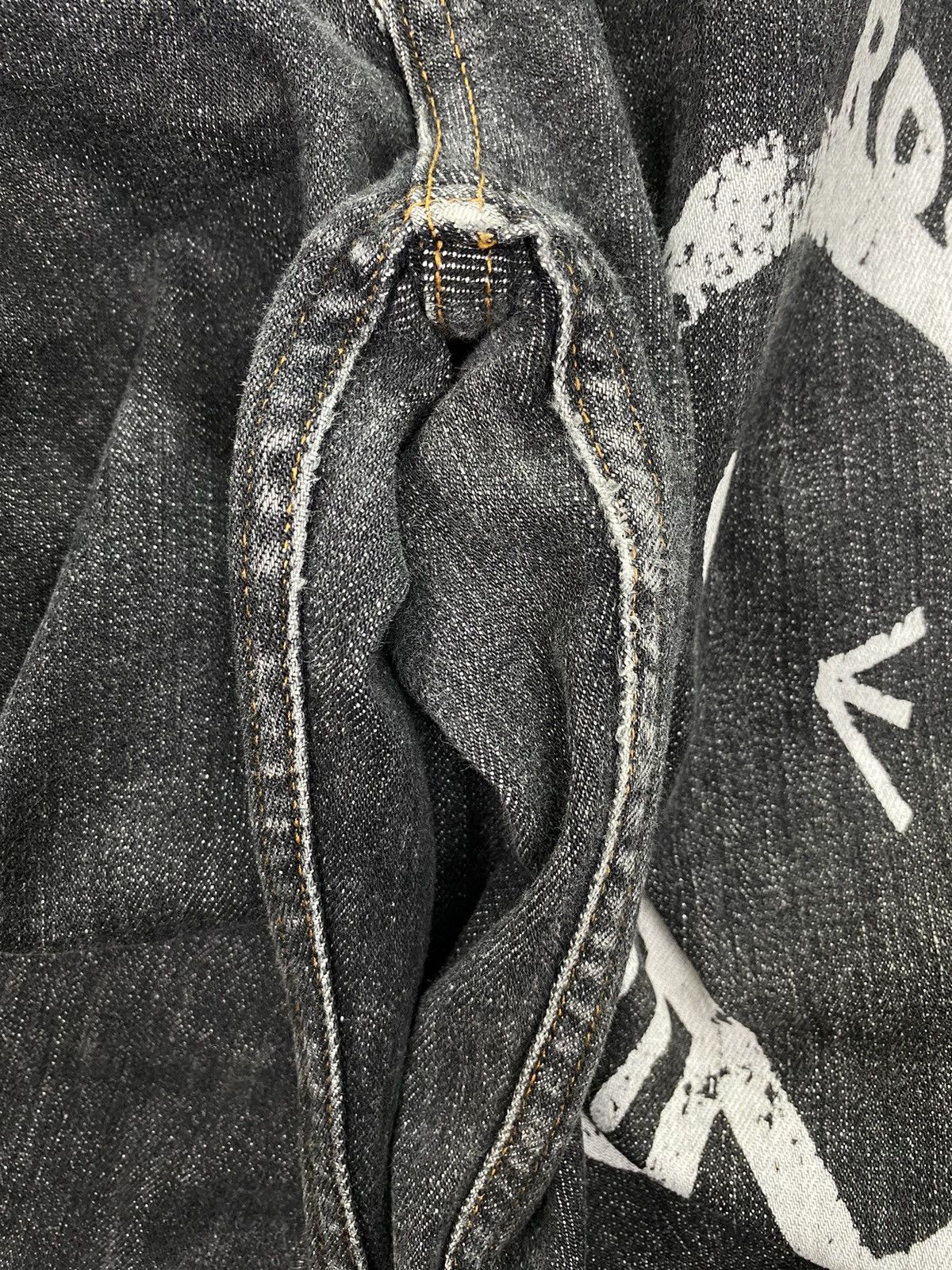 Japanese Brand Roux Di Perfe Distressed Jeans Size 26" / US 2 / IT 38 - 12 Thumbnail