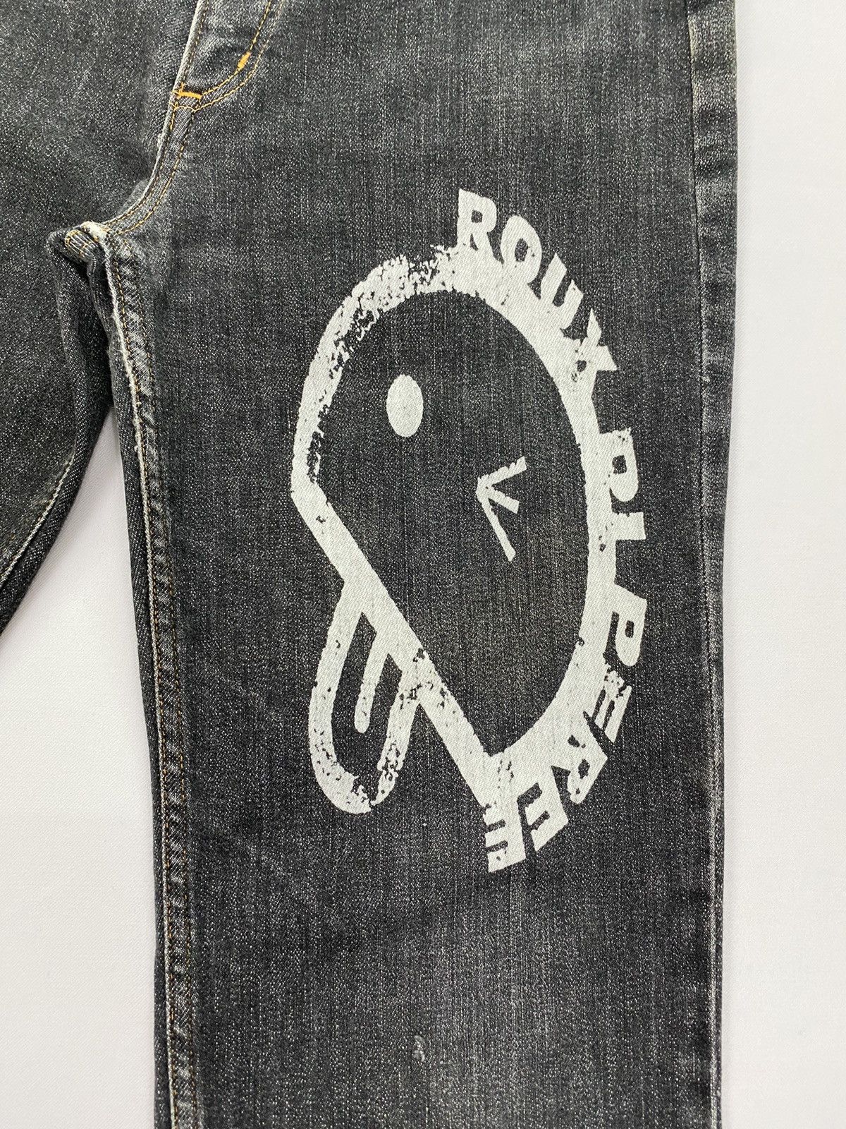 Japanese Brand Roux Di Perfe Distressed Jeans Size 26" / US 2 / IT 38 - 9 Thumbnail