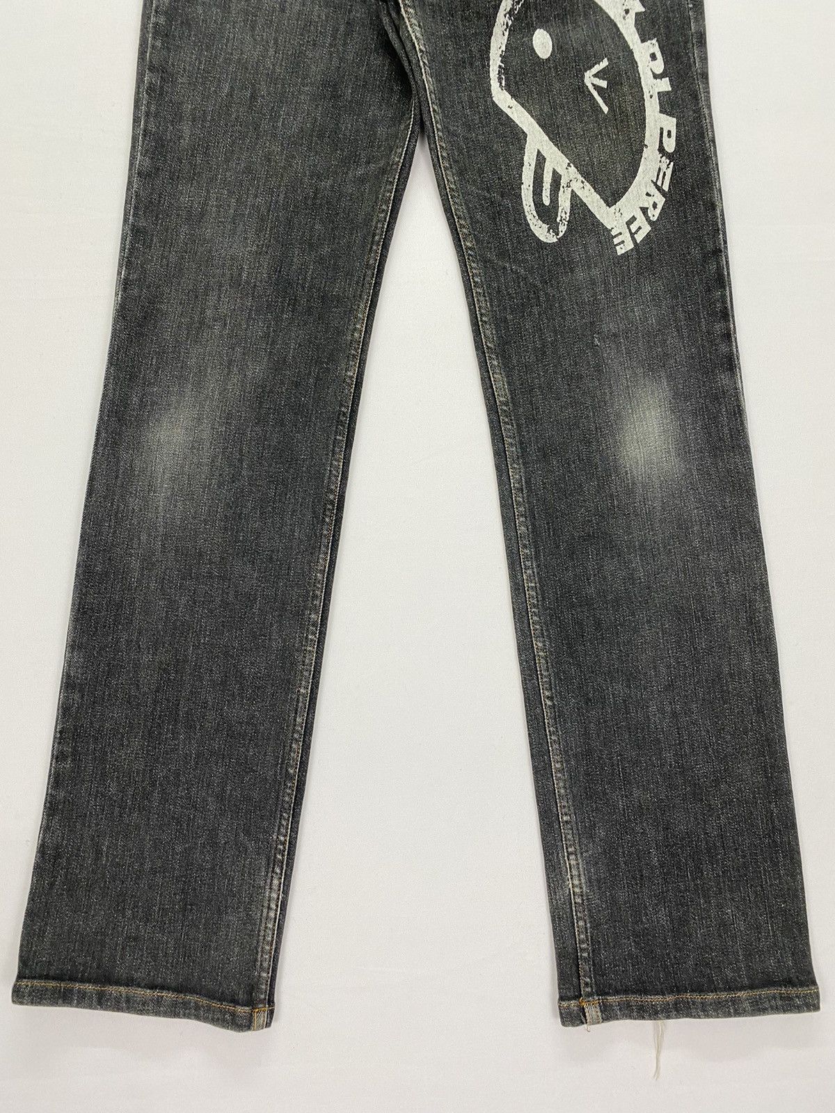Japanese Brand Roux Di Perfe Distressed Jeans Size 26" / US 2 / IT 38 - 5 Thumbnail