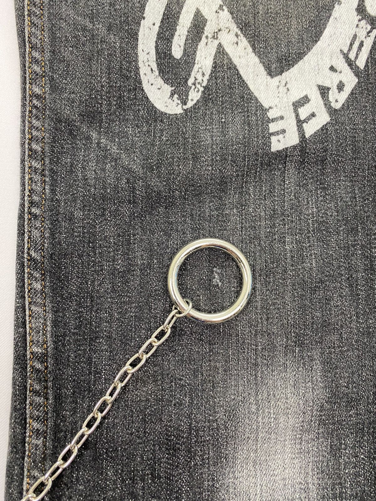 Japanese Brand Roux Di Perfe Distressed Jeans Size 26" / US 2 / IT 38 - 14 Thumbnail