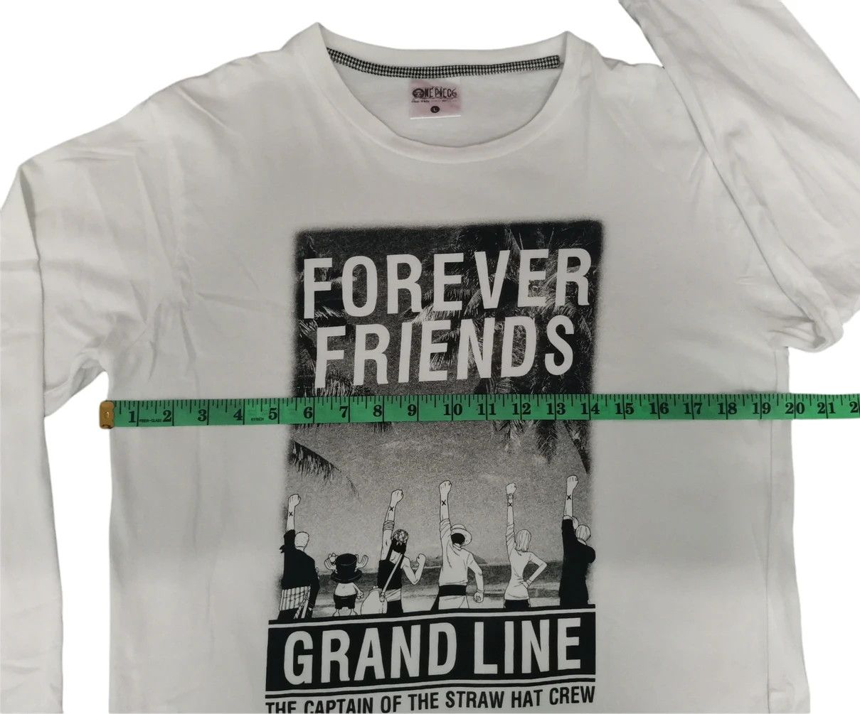 Anime One Piece Forever Friends Grand Line Anime Tee Akira Bleach Size US L / EU 52-54 / 3 - 6 Thumbnail