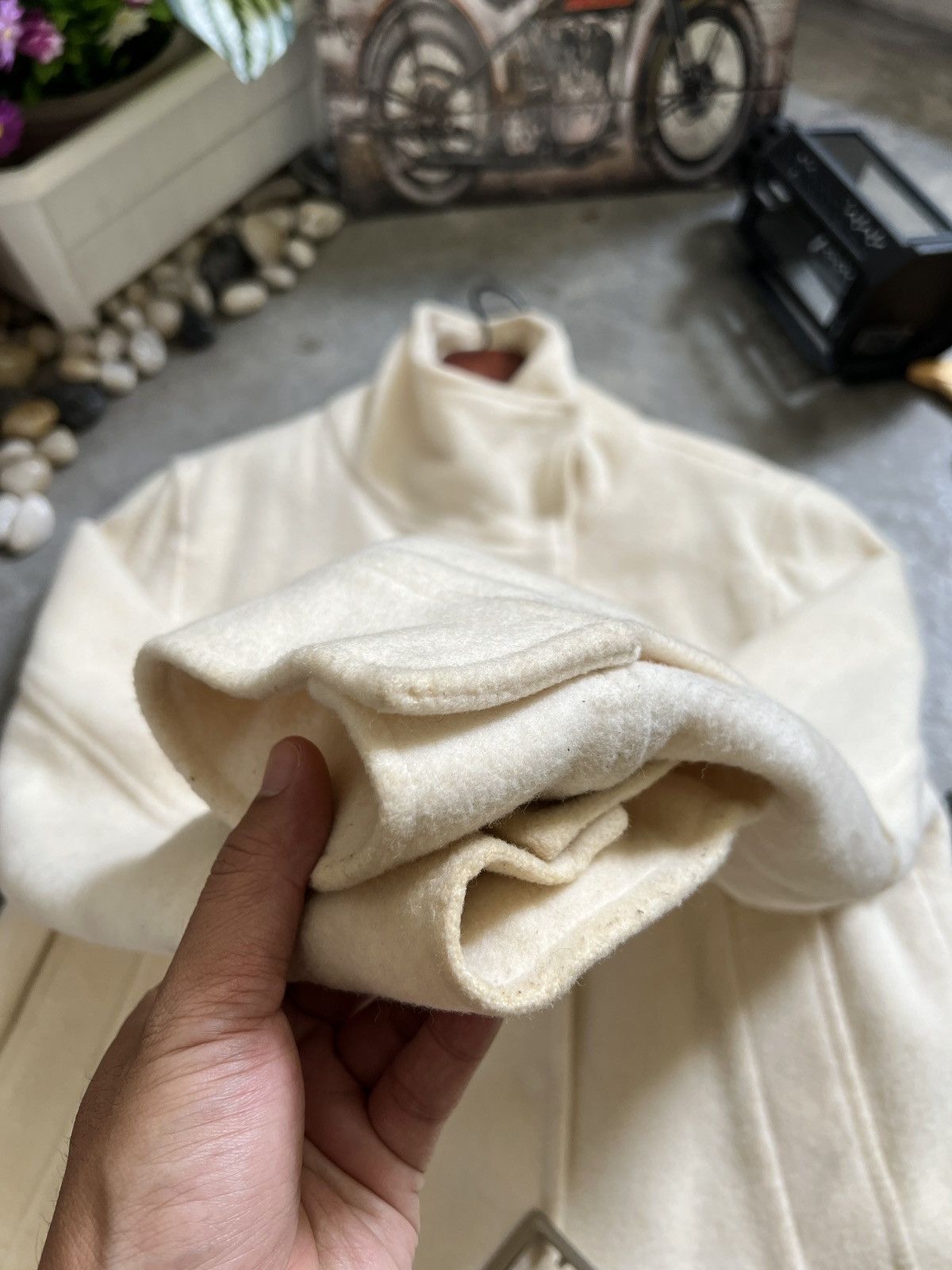 Japanese Brand × Vintage VTG 🏴‍☠️ Japanese Wool Quilted Bomber Jacket Size US M / EU 48-50 / 2 - 10 Thumbnail