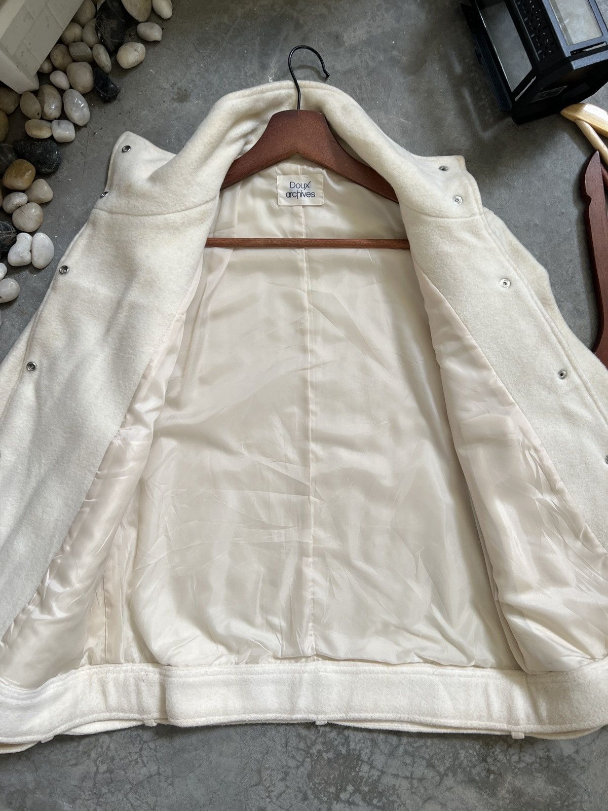 Japanese Brand × Vintage VTG 🏴‍☠️ Japanese Wool Quilted Bomber Jacket Size US M / EU 48-50 / 2 - 12 Thumbnail