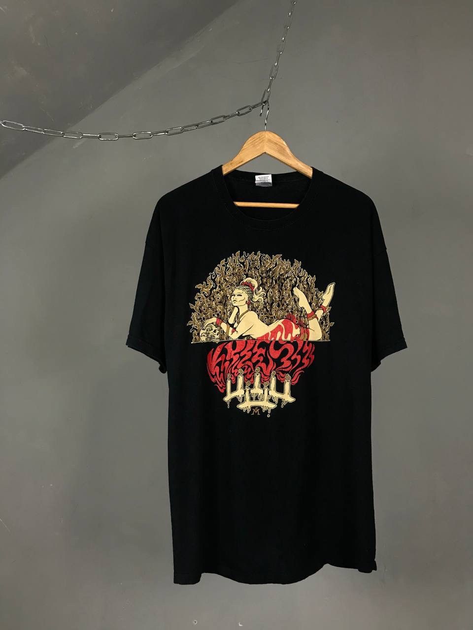 Vintage Skull vintage other rock tee Size US XL / EU 56 / 4 - 1 Thumbnail