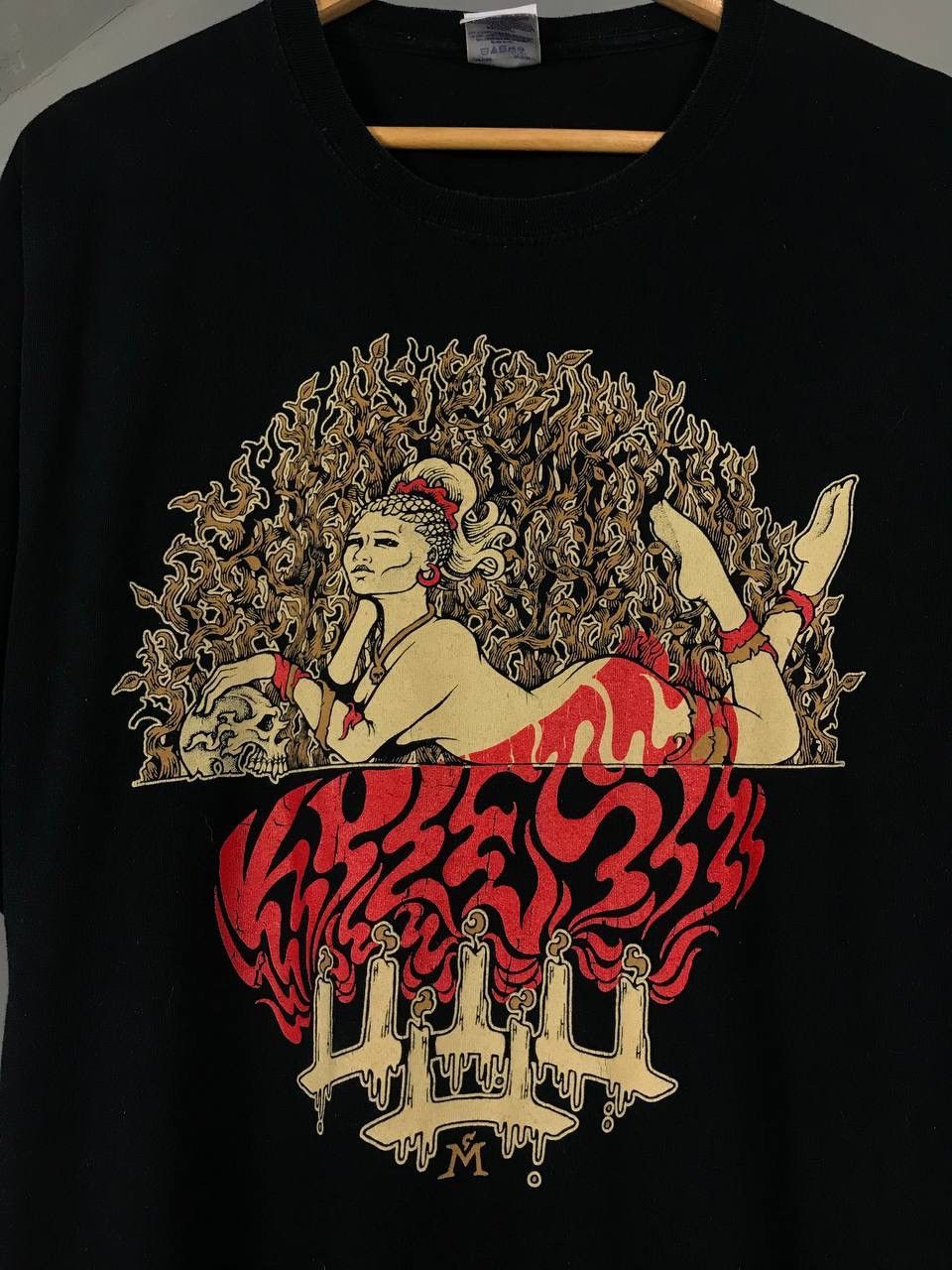 Vintage Skull vintage other rock tee Size US XL / EU 56 / 4 - 3 Thumbnail