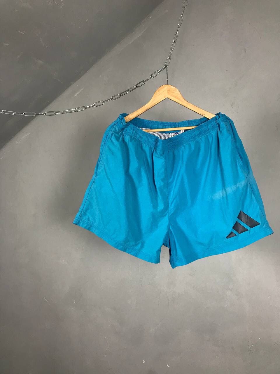 Adidas × Vintage Adidas Vintage Sportwear Blue Short Size US 36 / EU 52 - 1 Thumbnail