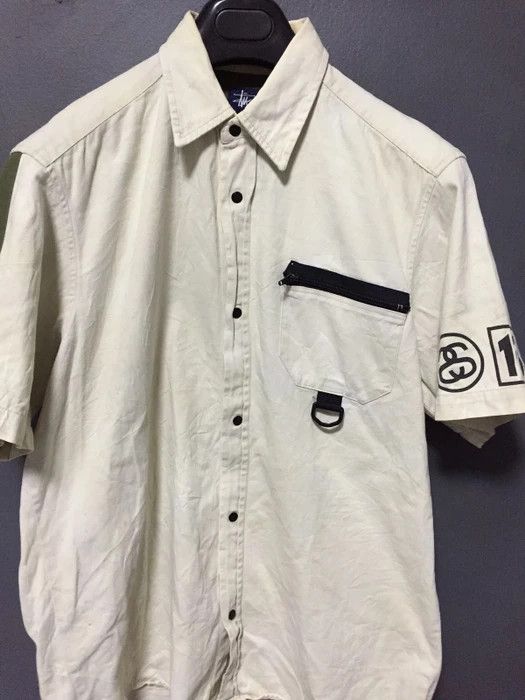 Stussy VINTAGE STUSSY BIG LOGO TACTICAL BUTTON UP BONDAGE OUTDOOR Size US M / EU 48-50 / 2 - 1 Thumbnail