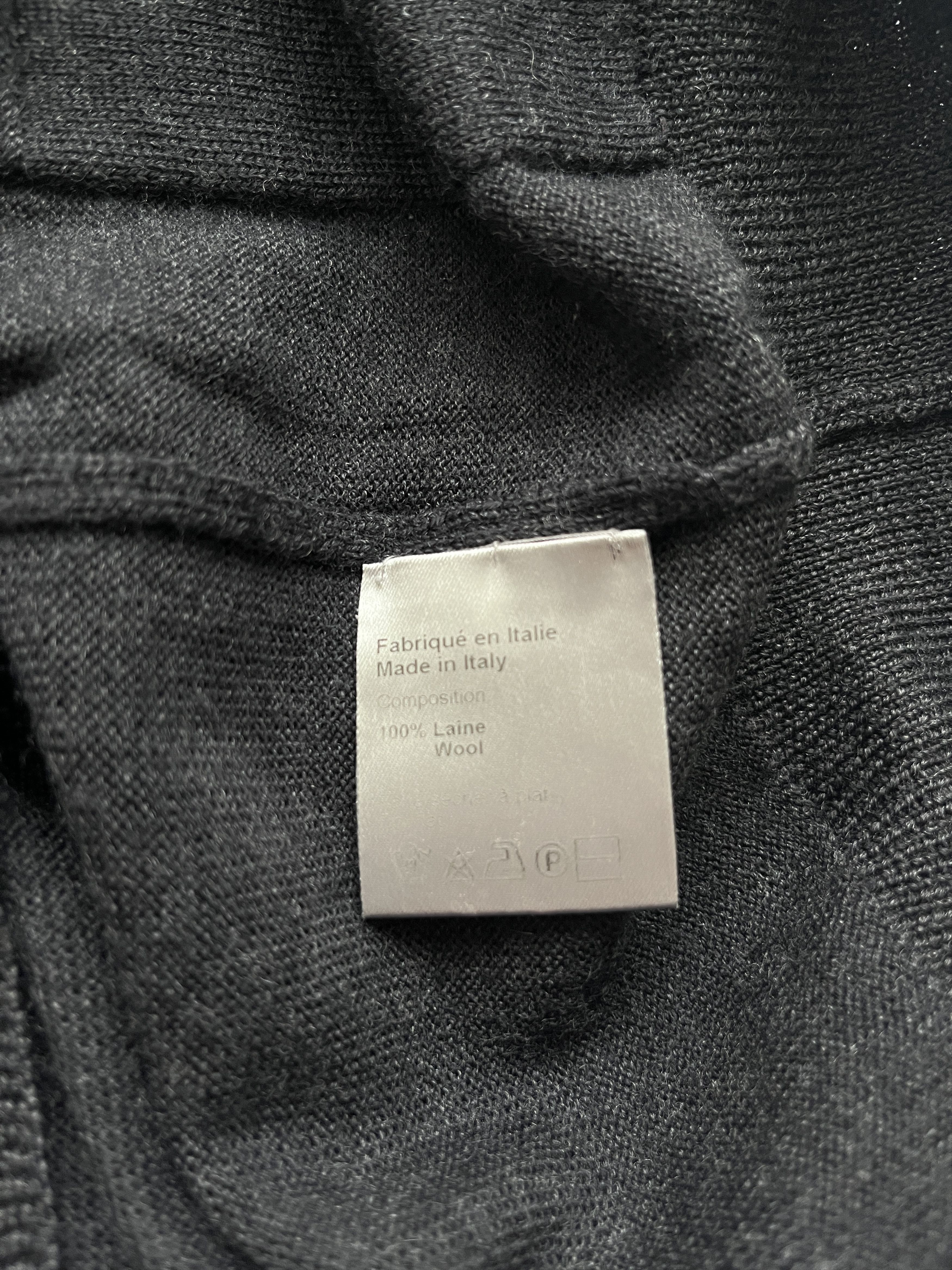 Dior ⚡️QUICK SALE⚡️2007 Dior Hedi Slimane Grey Knit Cardigan Size US M / EU 48-50 / 2 - 4 Thumbnail