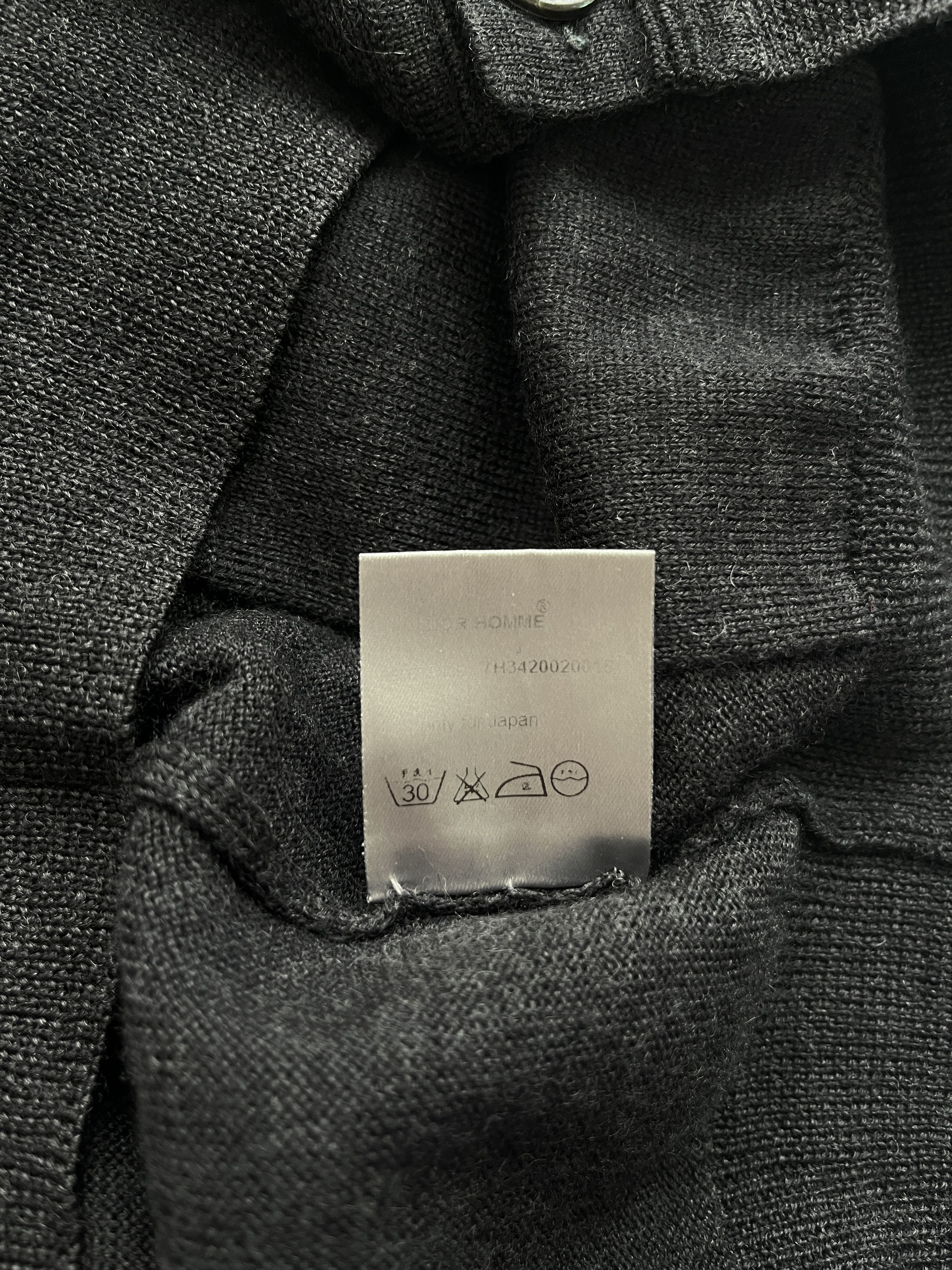 Dior ⚡️QUICK SALE⚡️2007 Dior Hedi Slimane Grey Knit Cardigan Size US M / EU 48-50 / 2 - 5 Thumbnail