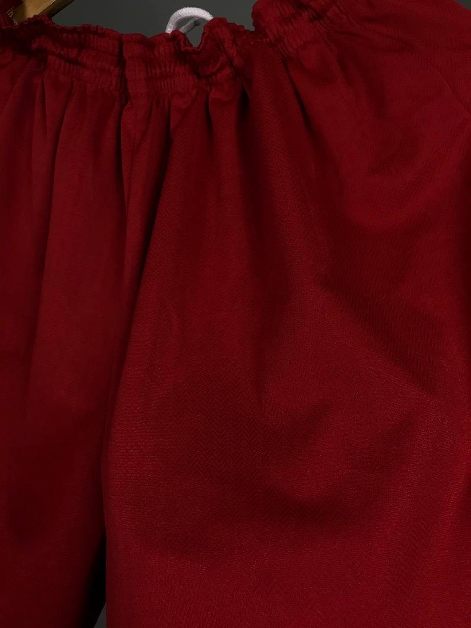 Nike × Vintage Nike swoosh streetwear vintage red shorts Size US 36 / EU 52 - 8 Thumbnail