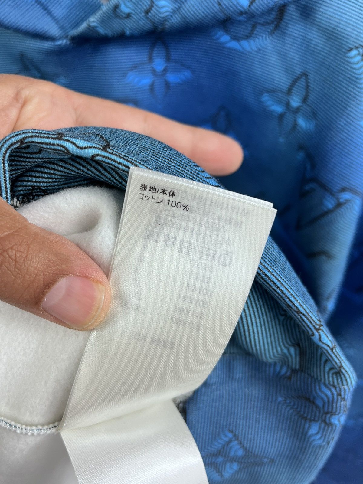 Louis Vuitton LOUIS VUITTON ILLUSION 2054 BLUE HOODIE Size US XL / EU 56 / 4 - 16 Thumbnail