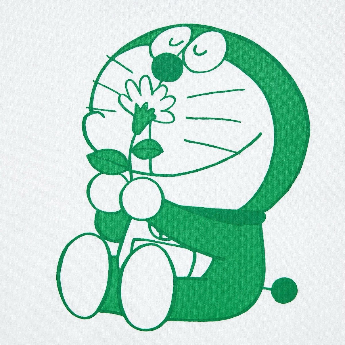 Uniqlo Medium Doraemon Recycled Green UT Short Sleeve Graphic Shirt Size US M / EU 48-50 / 2 - 16 Thumbnail