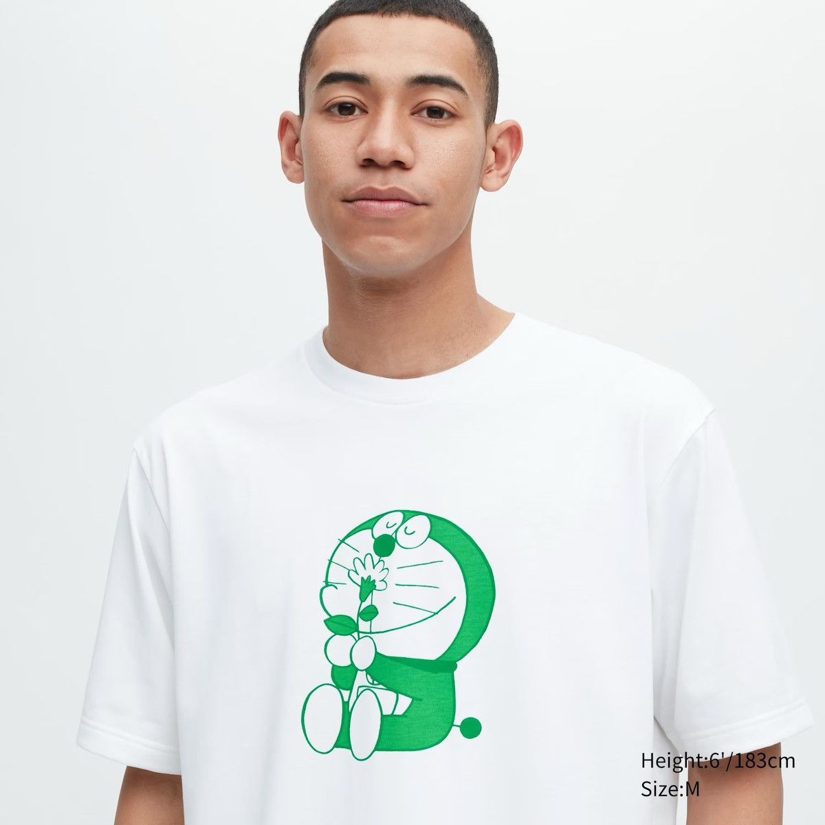 Uniqlo Medium Doraemon Recycled Green UT Short Sleeve Graphic Shirt Size US M / EU 48-50 / 2 - 17 Thumbnail
